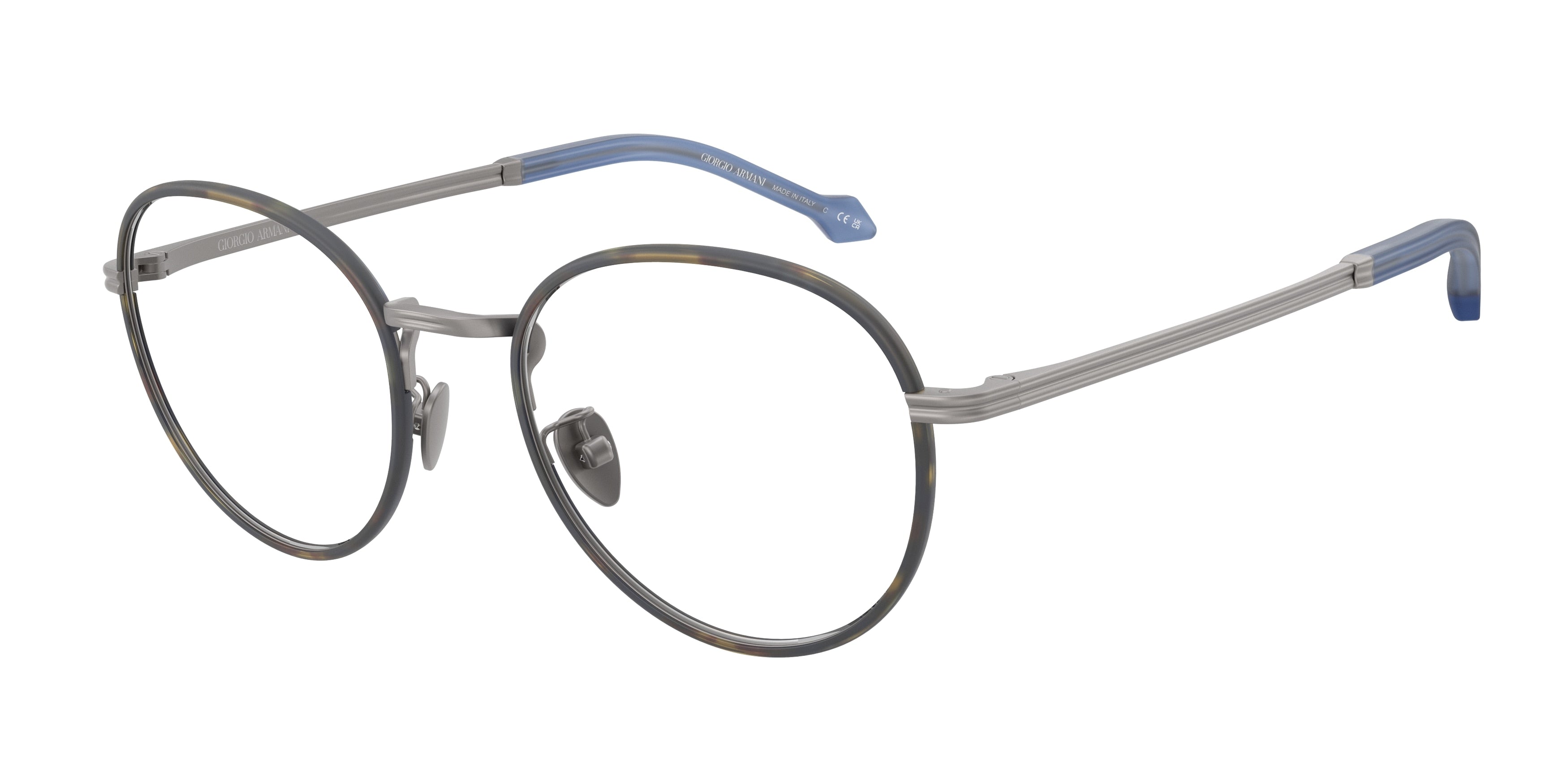Giorgio Armani AR5151J Phantos Eyeglasses  3003-Matte Gunmetal 52-145-20 - Color Map Grey