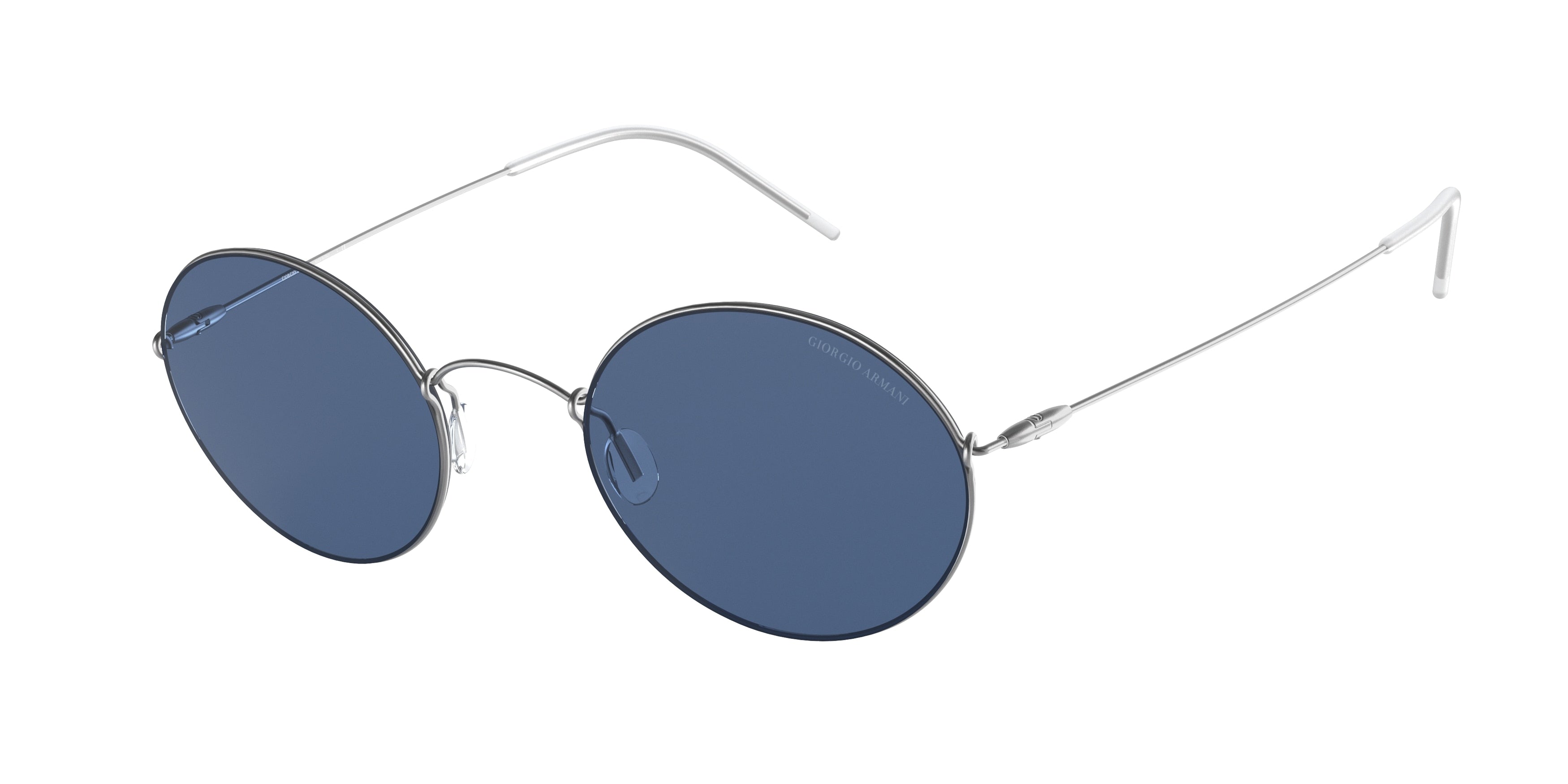 Giorgio Armani AR6115T Oval Sunglasses 300380-Grey 49-145-22 - Color Map Grey