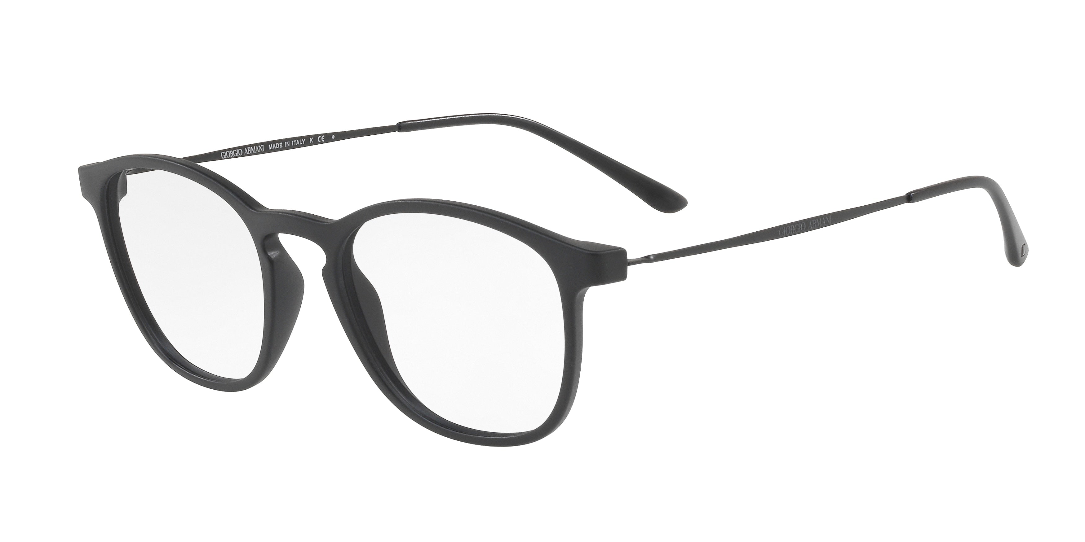 Giorgio Armani AR7141 Phantos Eyeglasses  5042-Matte Black 52-145-19 - Color Map Black