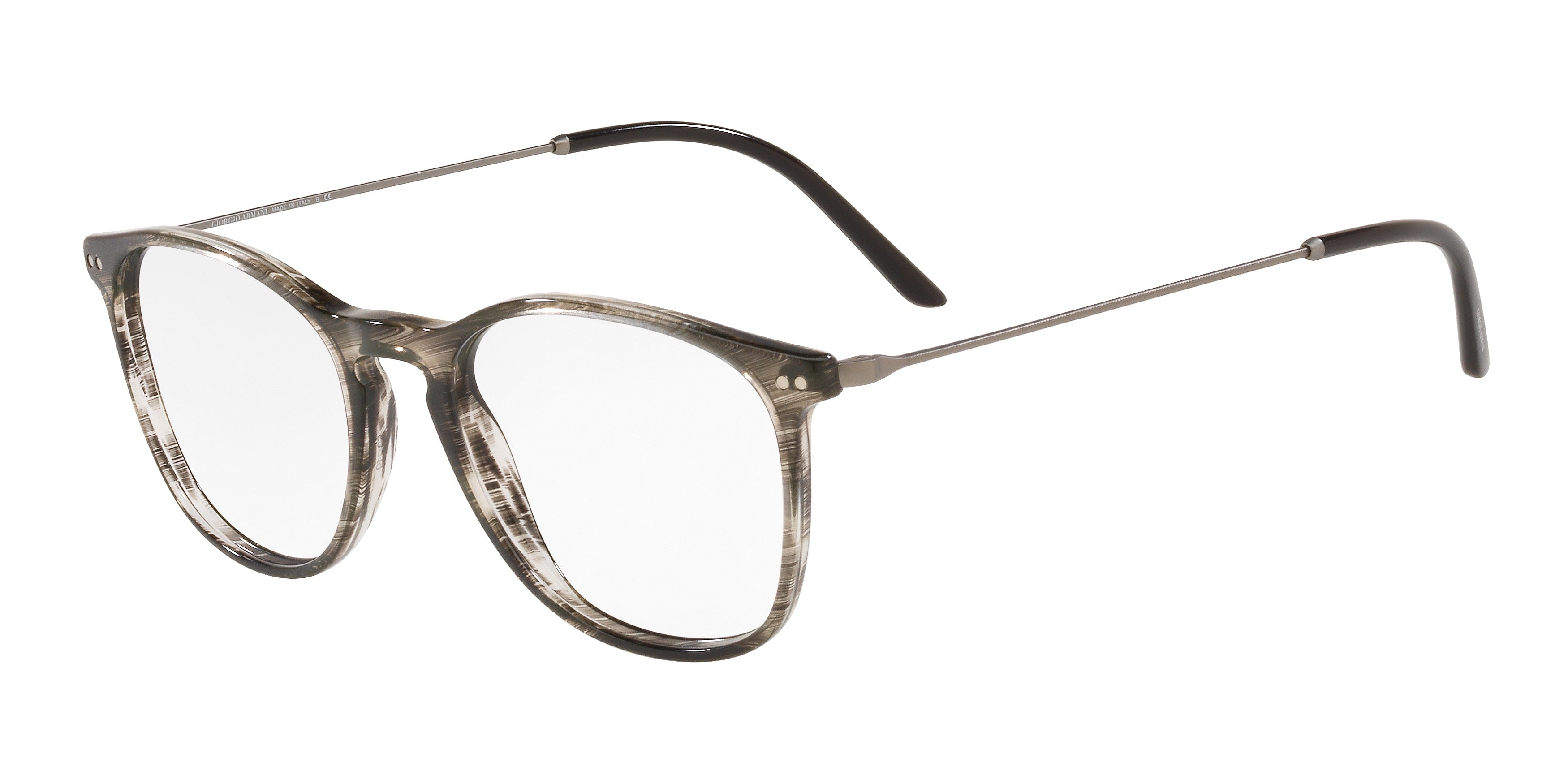 Giorgio Armani AR7160 Phantos Eyeglasses  5622-Black & Tortoise Top 53-145-19 - Color Map Black