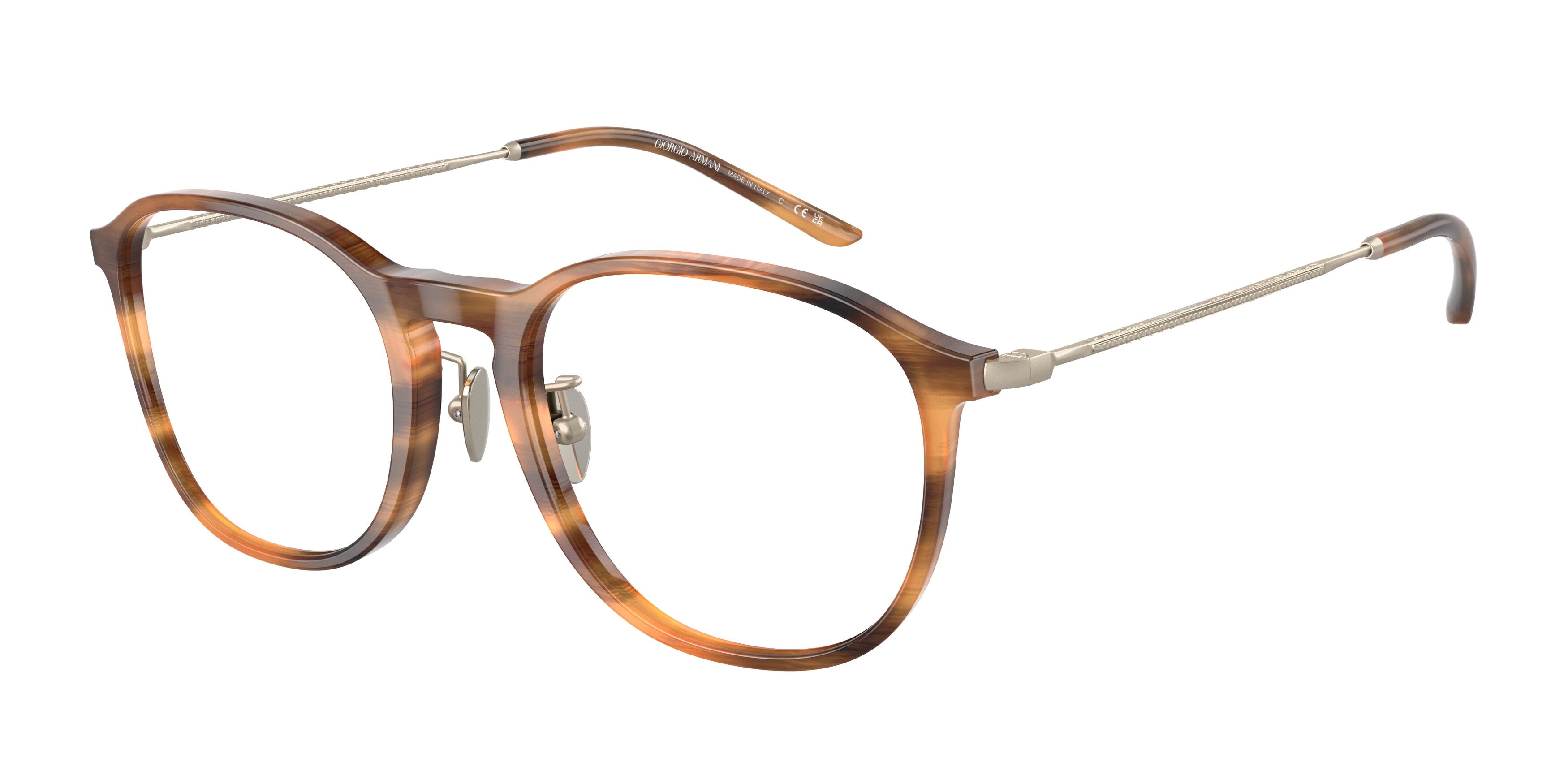 Giorgio Armani AR7235 Phantos Eyeglasses  5921-Honey Havana 53-145-20 - Color Map Tortoise