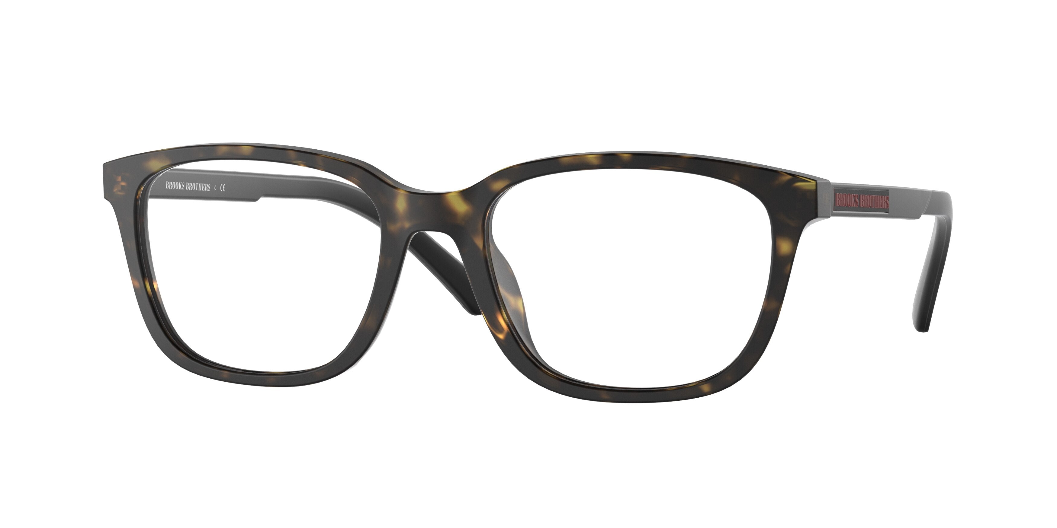 Brooks Brothers BB2051 Pillow Eyeglasses  6065-Matte Dark Tortoise 56-145-19 - Color Map Tortoise