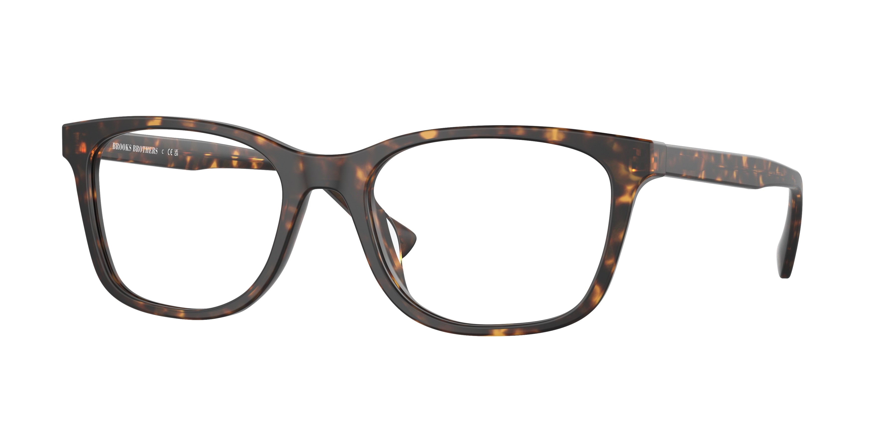 Brooks Brothers BB2063U Square Eyeglasses  6161-Dark Tortoise 56-145-19 - Color Map Tortoise