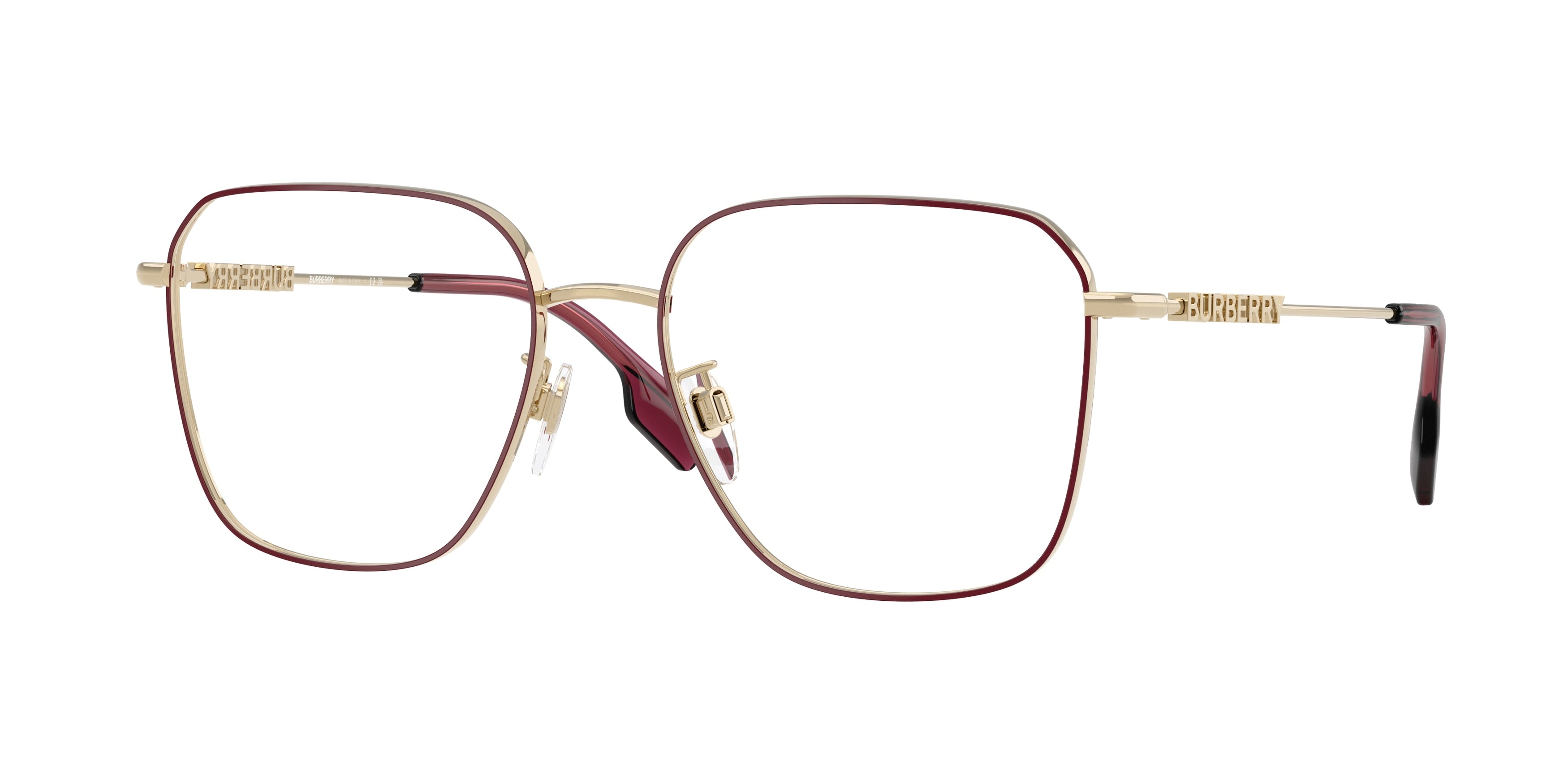 Burberry BE1382D Square Eyeglasses 1357-Purple 55-140-17 - Color Map Violet