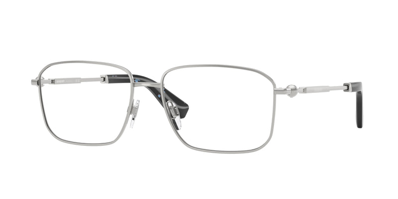 Burberry BE1389 Rectangle Eyeglasses 1005-Silver 56-145-16 - Color Map Silver