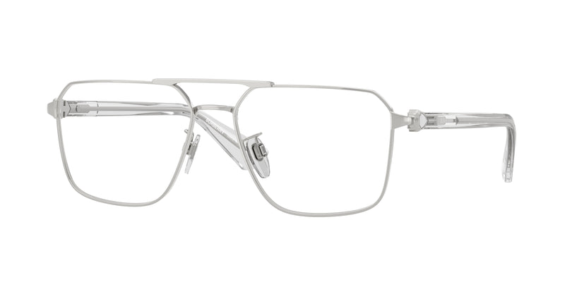 Burberry BE1395D Irregular Eyeglasses 1005-Silver 56-140-16 - Color Map Silver