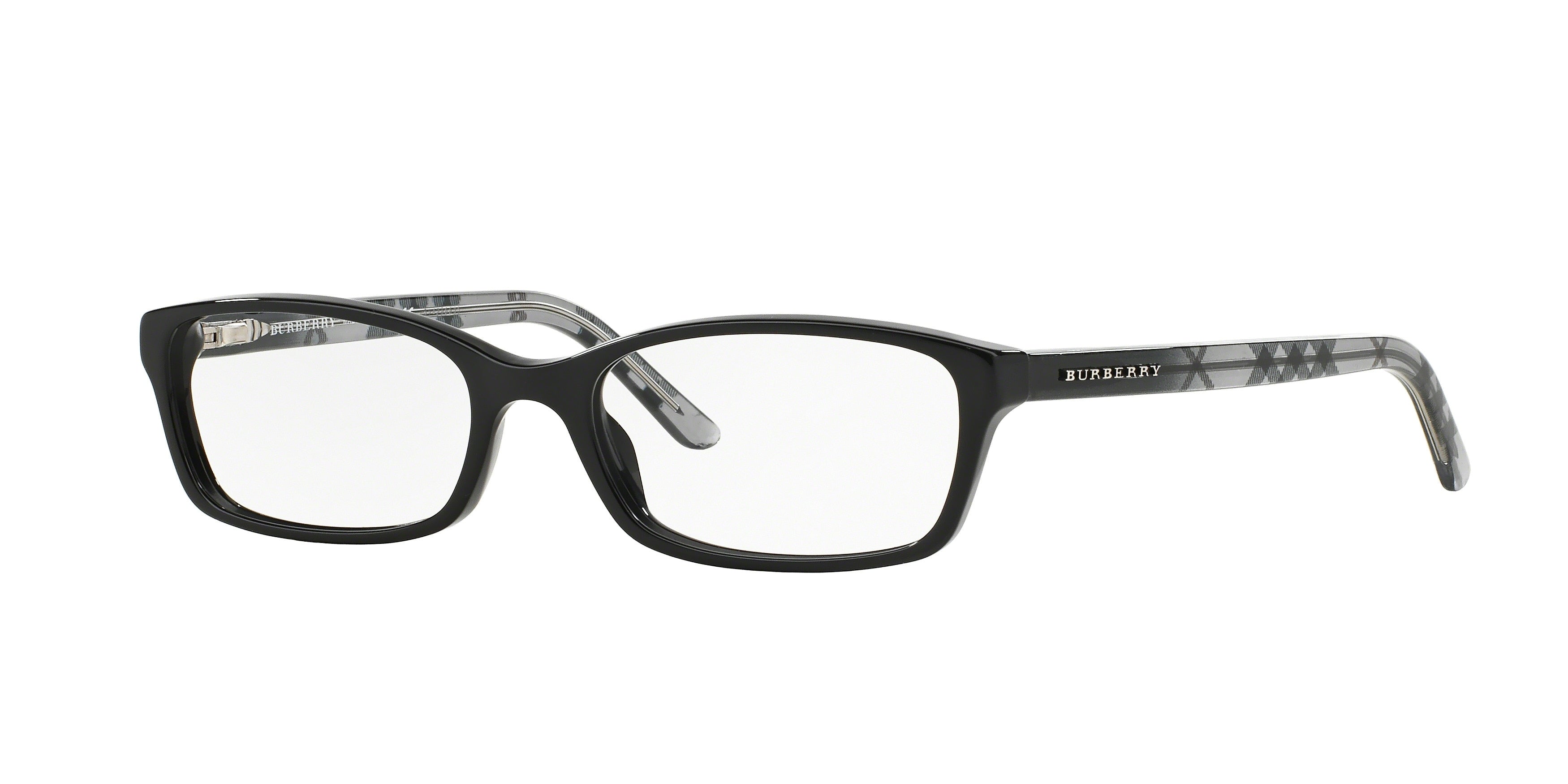 Burberry BE2073 Pillow Eyeglasses 3164-Black 53-135-16 - Color Map Black