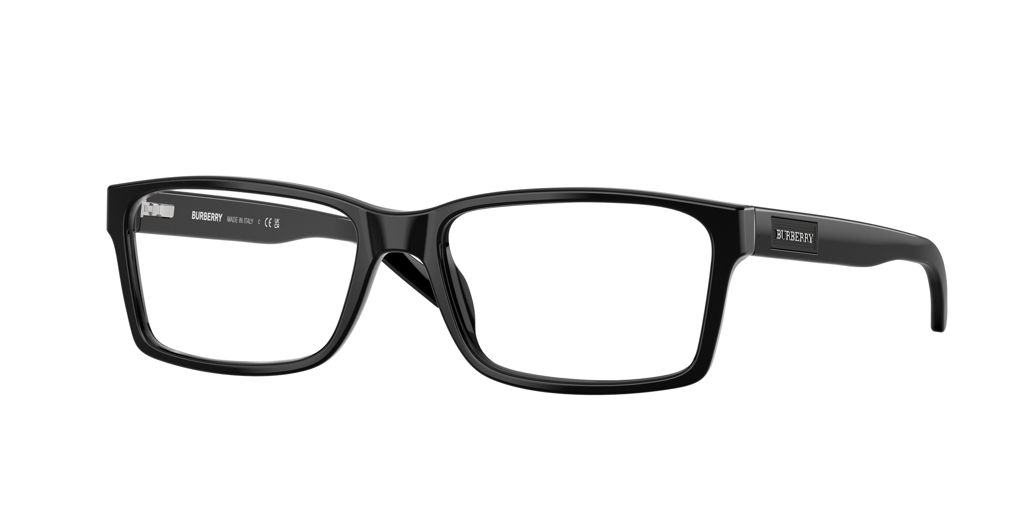 Burberry BE2108 Square Eyeglasses  3001-Black 54-140-16 - Color Map Black