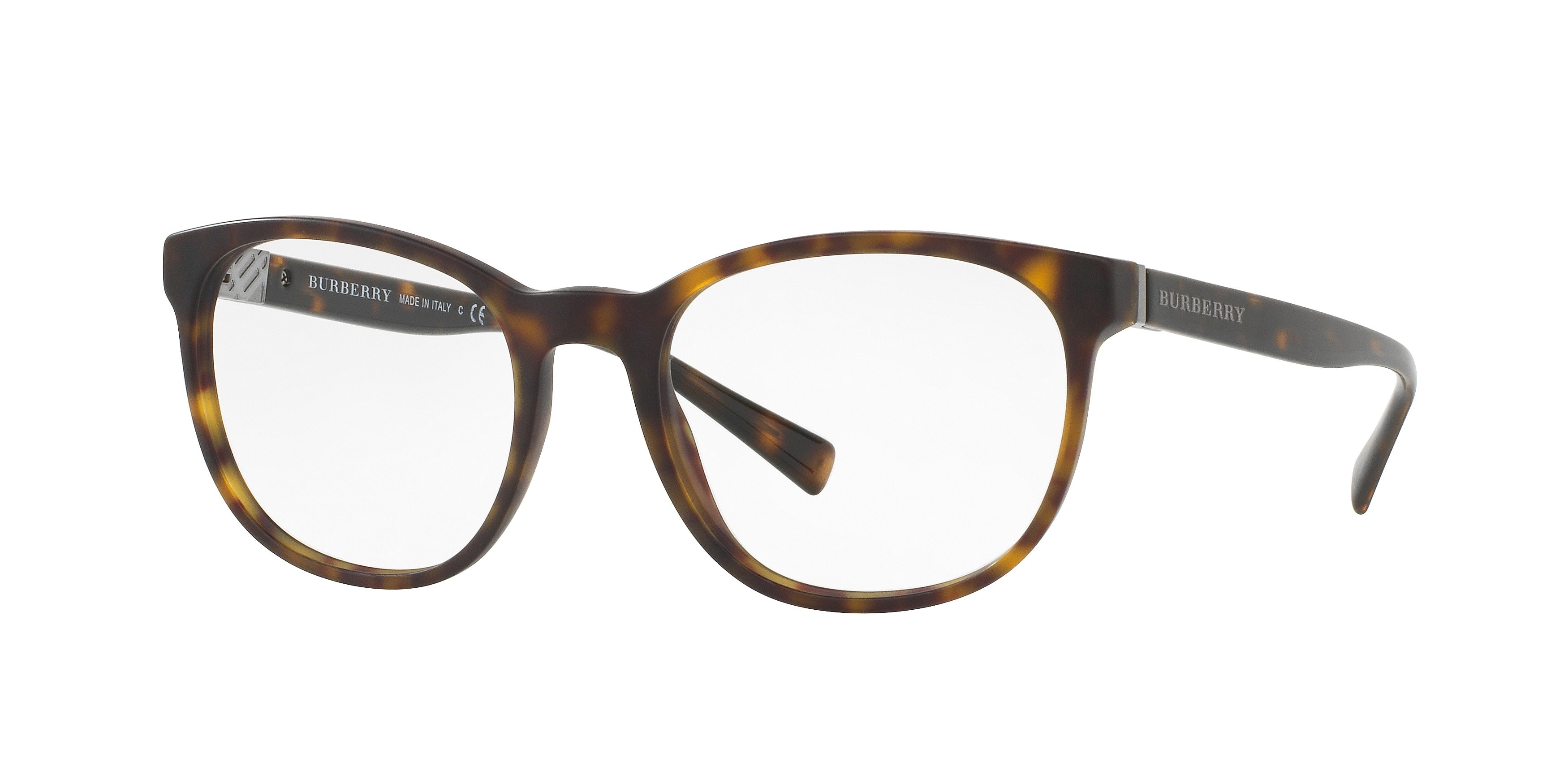 Burberry BE2247 Square Eyeglasses  3536-Matte Dark Havana 54-145-19 - Color Map Tortoise