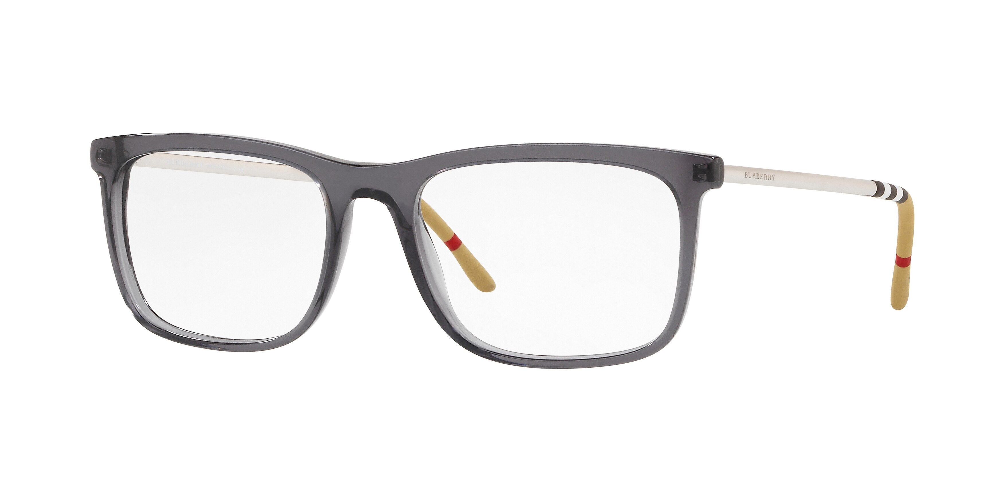 Burberry BE2274 Rectangle Eyeglasses  3544-Grey 55-145-18 - Color Map Grey