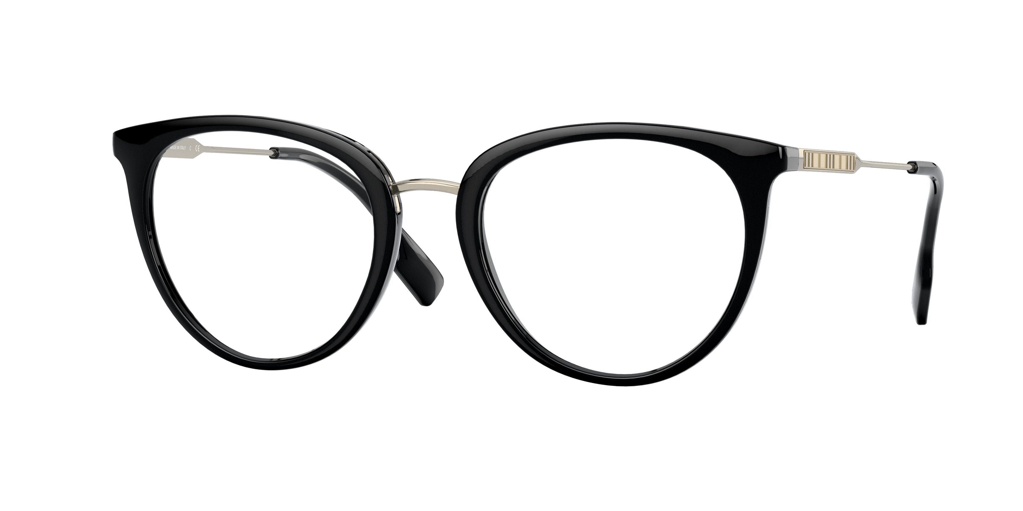 Burberry JULIA BE2331 Phantos Eyeglasses  3001-Black 52-140-20 - Color Map Black