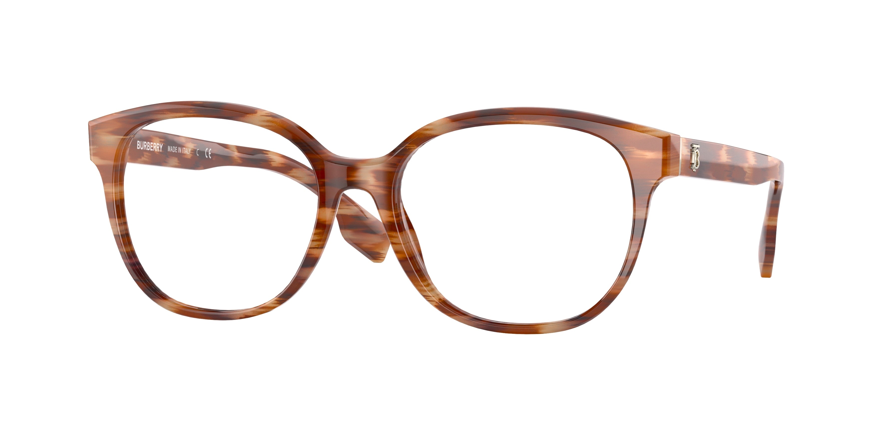 Burberry SCARLET BE2332 Square Eyeglasses 3915-Spotted Brown 54-140-17 - Color Map Brown