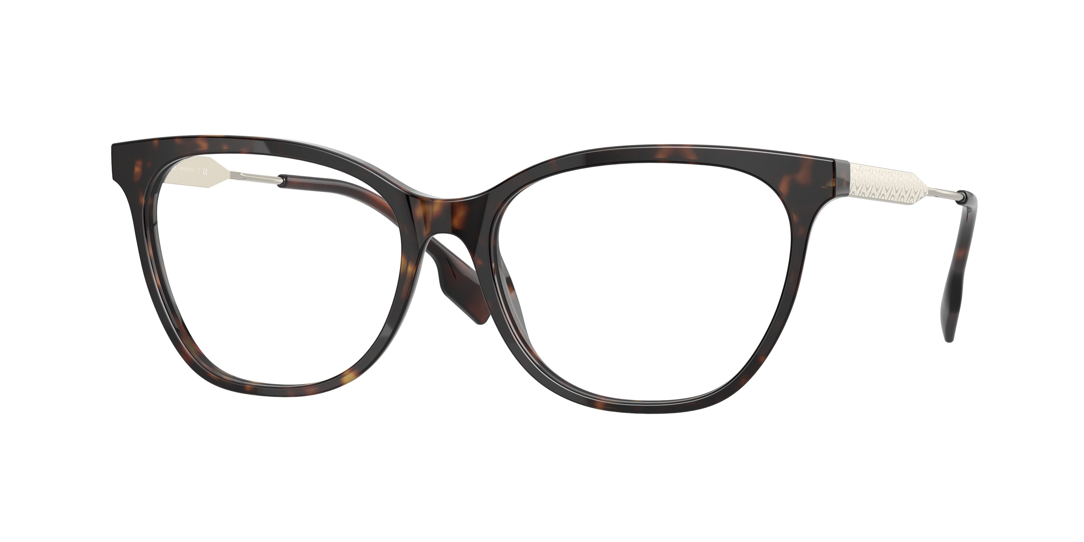 Burberry CHARLOTTE BE2333 Cat Eye Sunglasses 3002-Dark Havana 55-140-16 - Color Map Brown