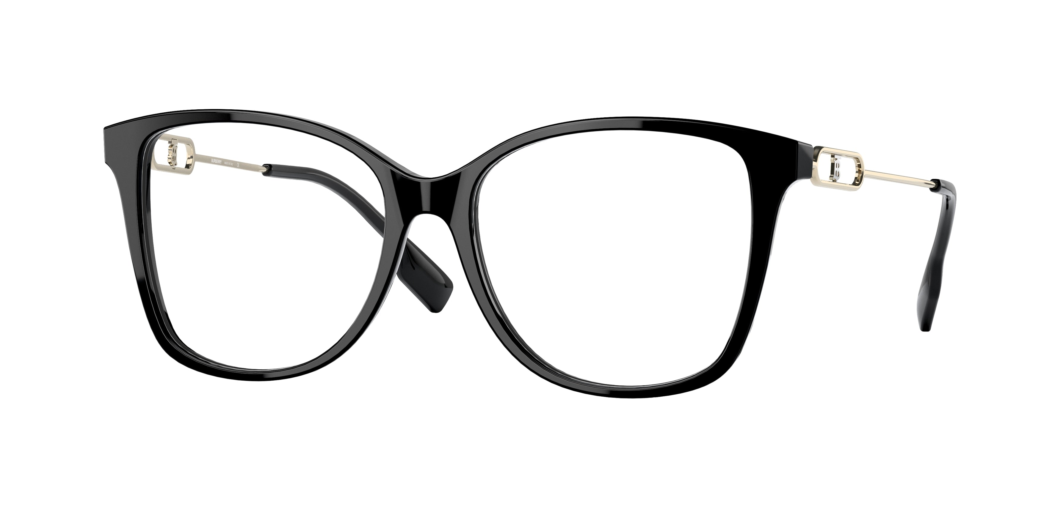 Burberry CAROL BE2336 Square Eyeglasses 3001-Black 54-140-16 - Color Map Black