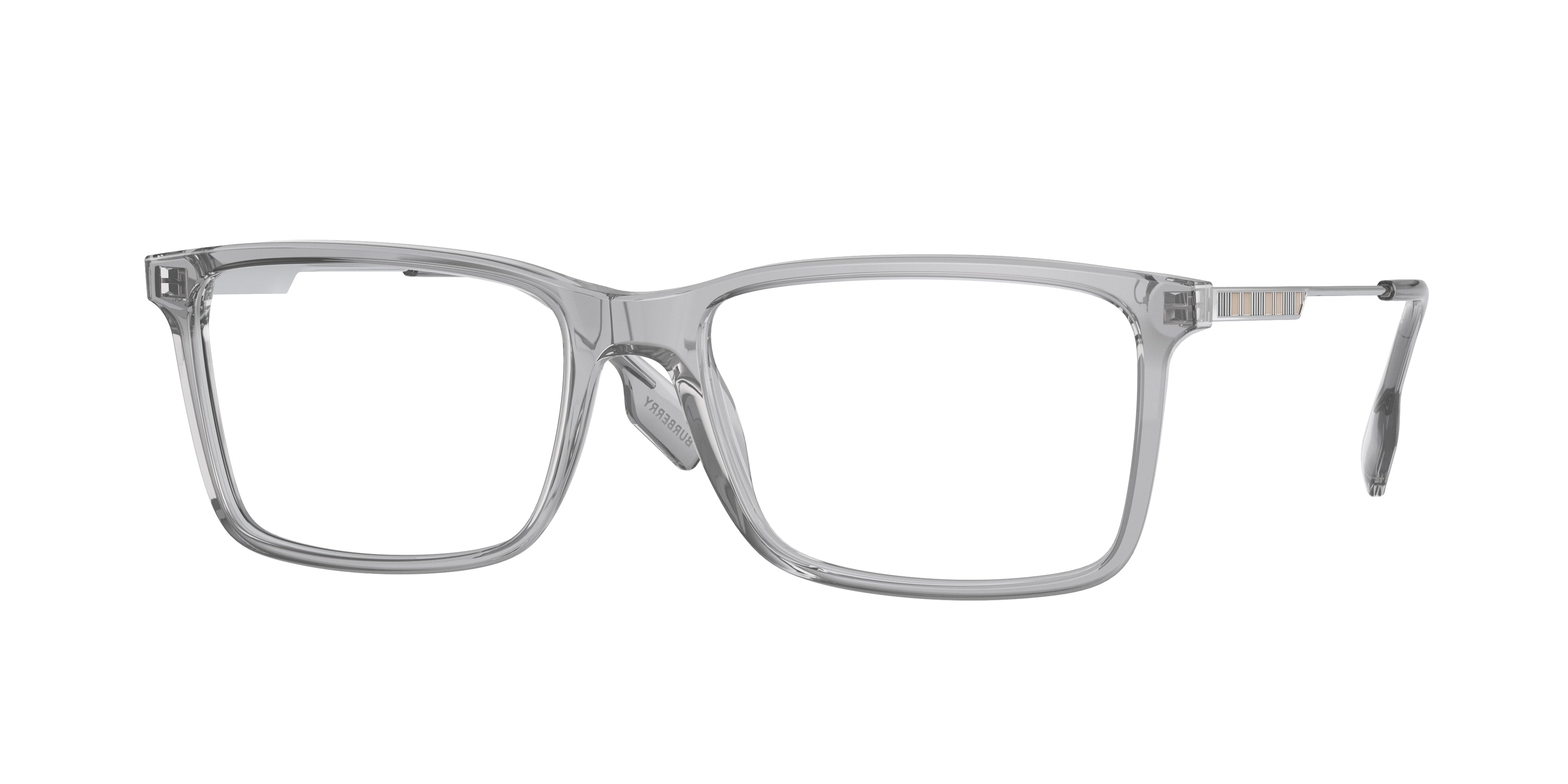Burberry HARRINGTON BE2339 Rectangle Eyeglasses 3028-Grey 55-145-17 - Color Map Grey