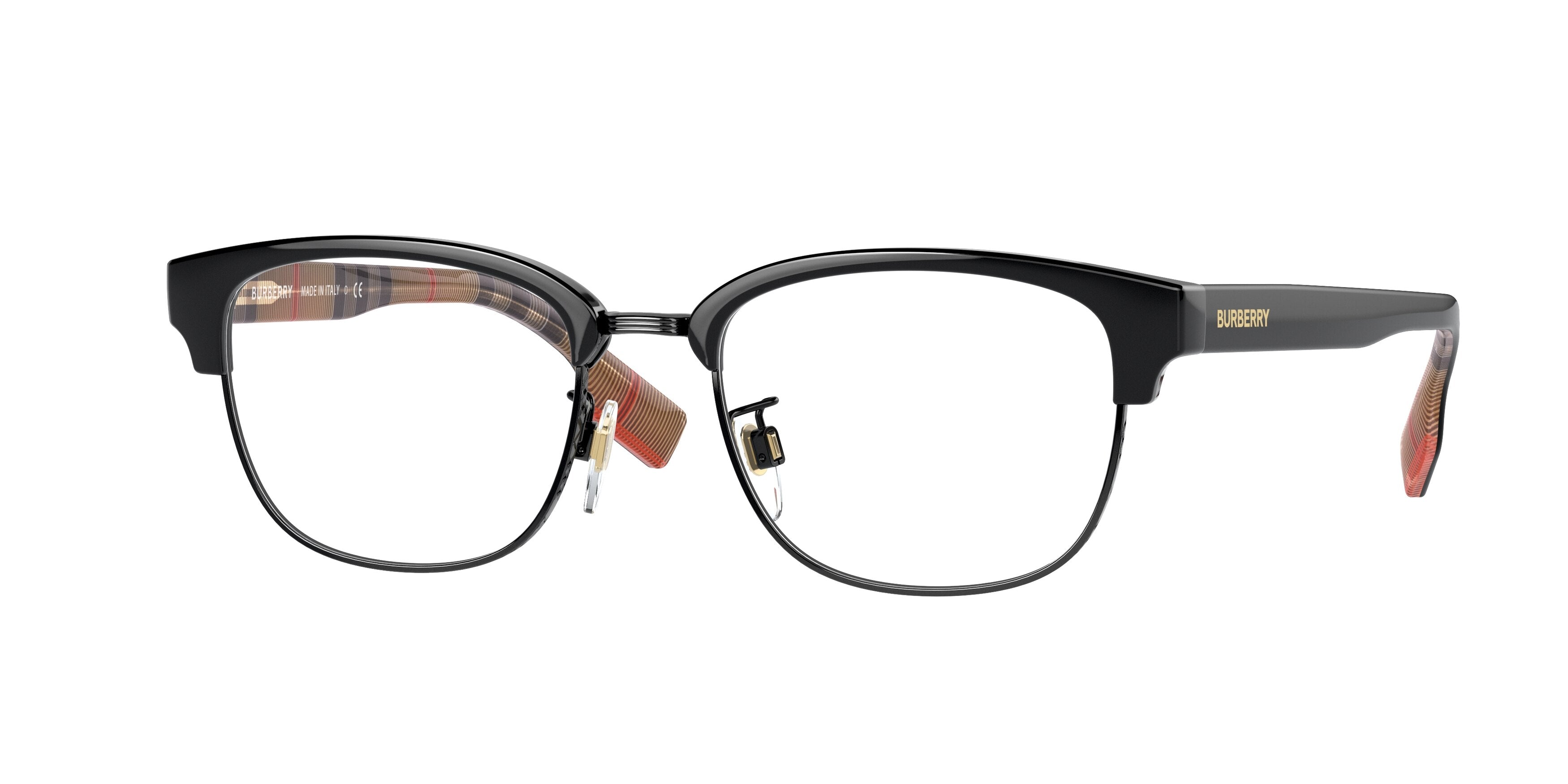 Burberry BE2351D Pillow Eyeglasses 3773-Black 51-145-18 - Color Map Black