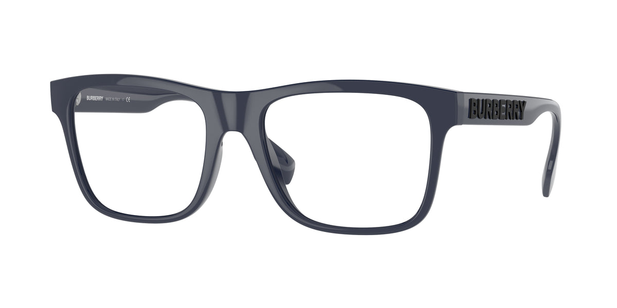 Burberry CARTER BE2353 Square Eyeglasses 3961-Blue 55-145-18 - Color Map Blue