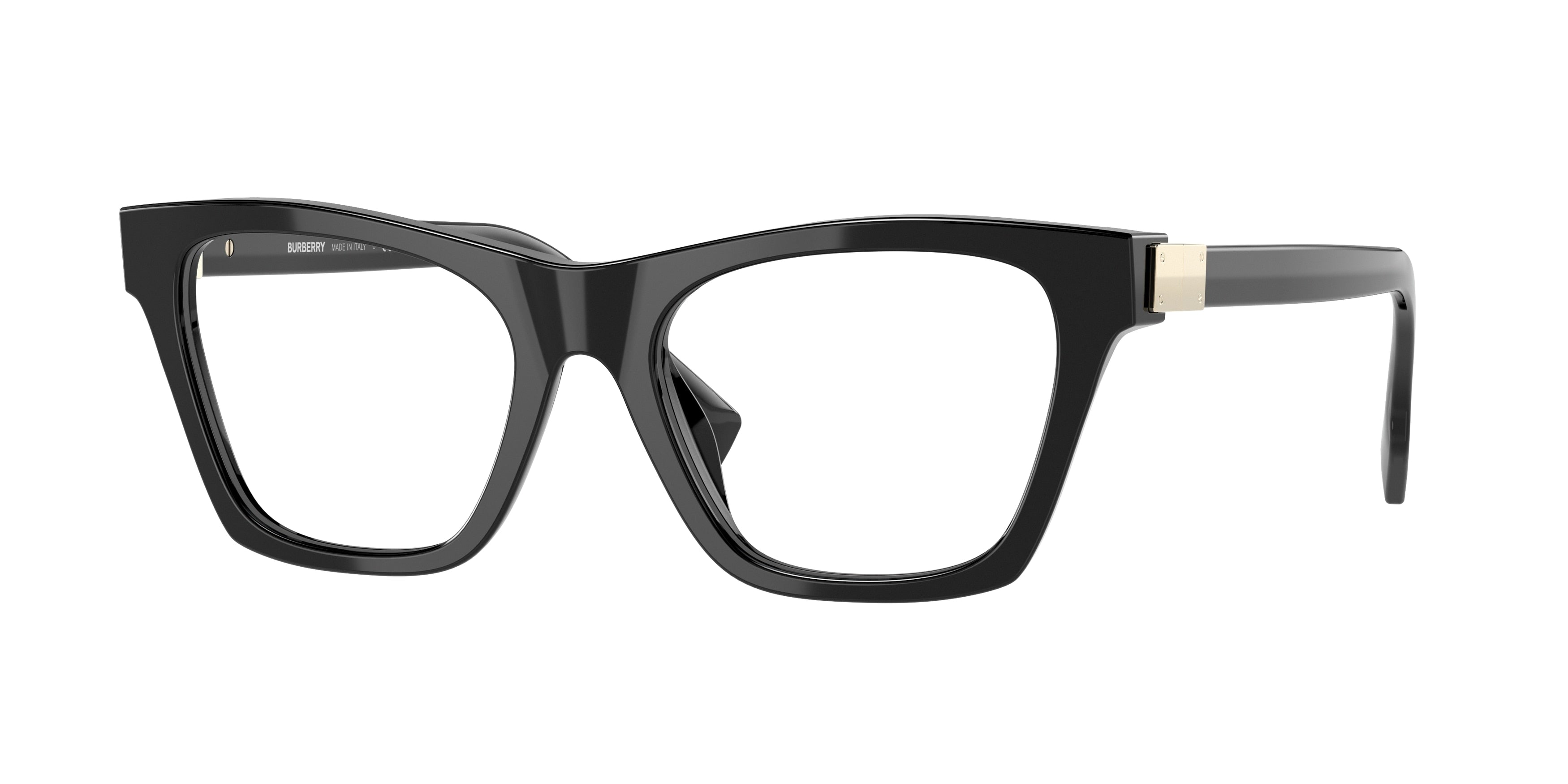 Burberry ARLO BE2355 Square Eyeglasses 3001-Black 52-140-18 - Color Map Black