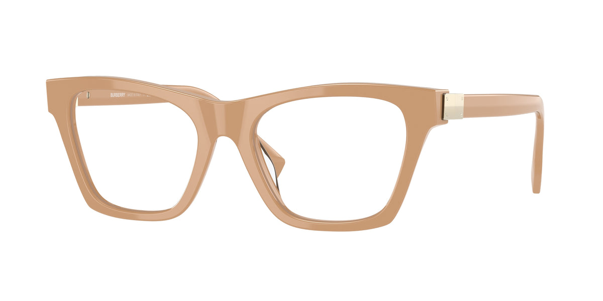 Burberry ARLO BE2355 Square Eyeglasses 3990-Beige 50-140-18 - Color Map Beige
