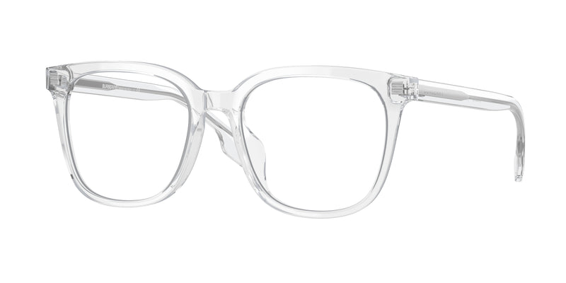 Burberry BE2361D Square Eyeglasses 3024-Transparent 53-145-18 - Color Map Transparent
