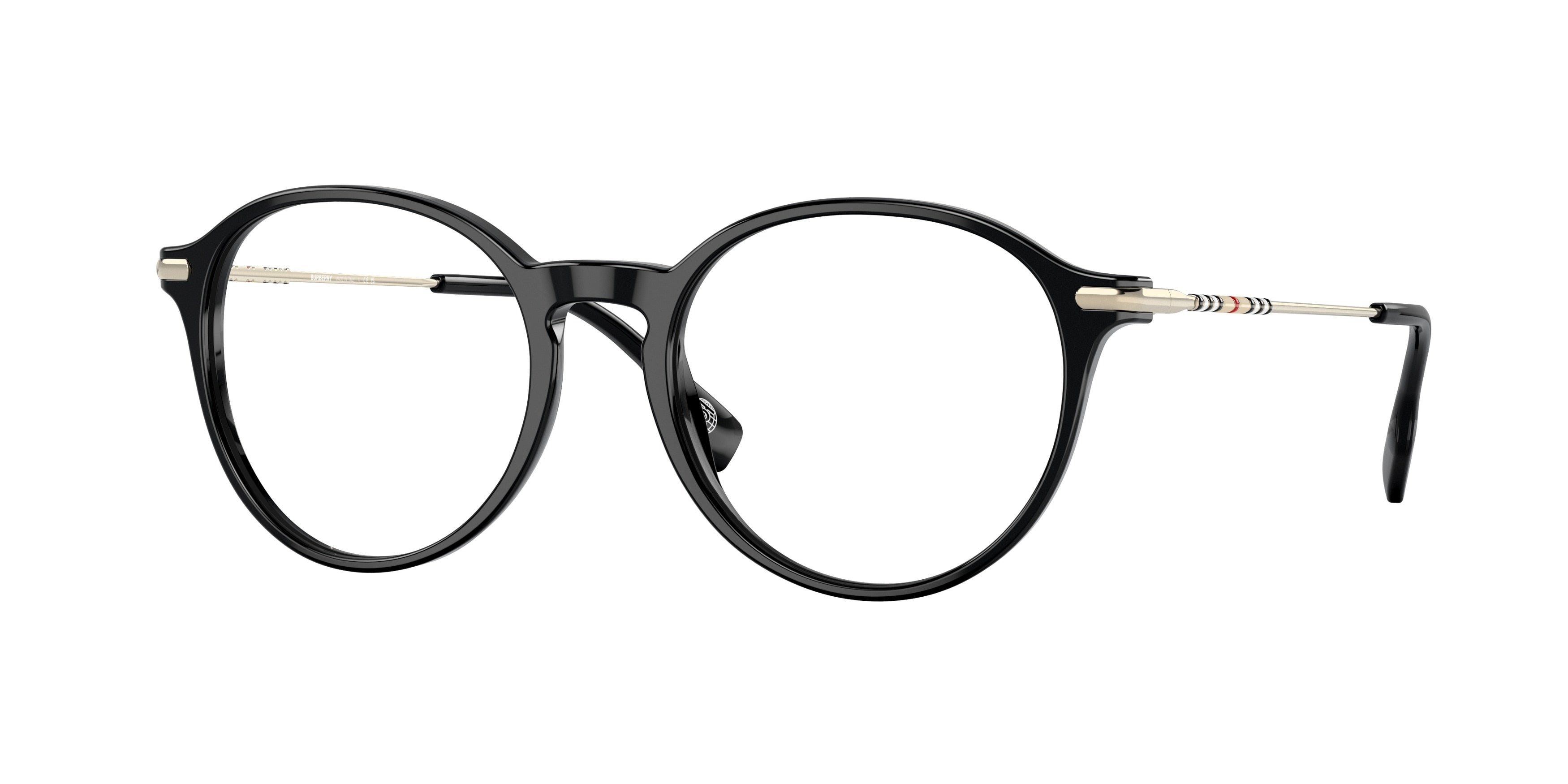 Burberry ALISSON BE2365 Phantos Eyeglasses 3001-Black 51-140-18 - Color Map Black