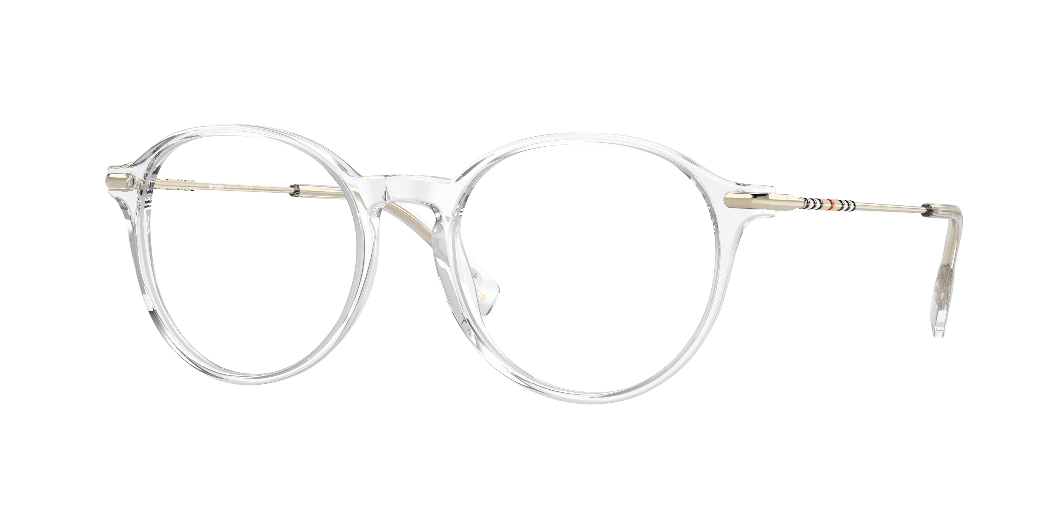 Burberry ALISSON BE2365 Phantos Eyeglasses 3024-Transparent 51-140-18 - Color Map Transparent