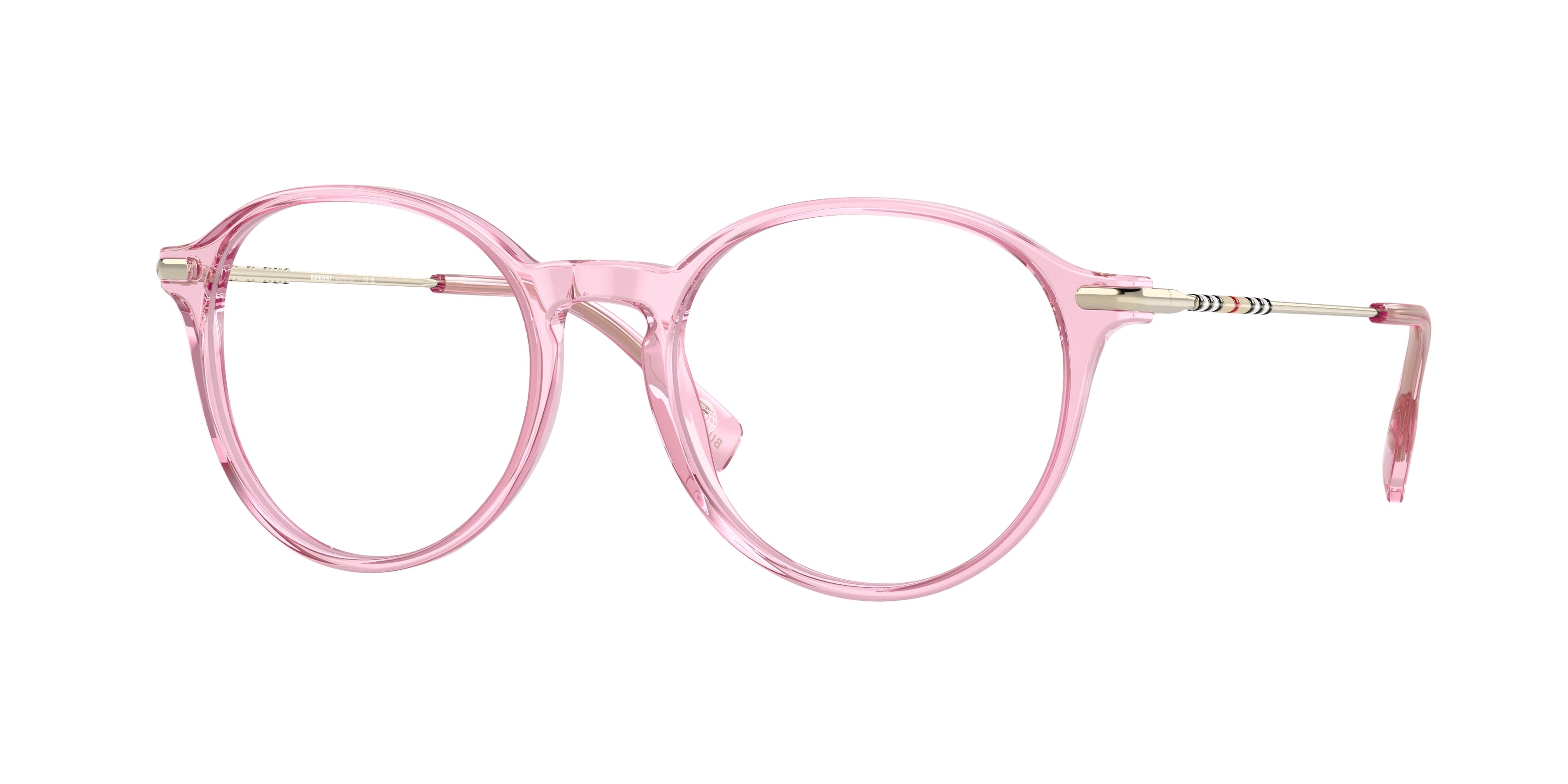 Burberry ALISSON BE2365 Phantos Eyeglasses 4024-Pink 51-140-18 - Color Map Pink