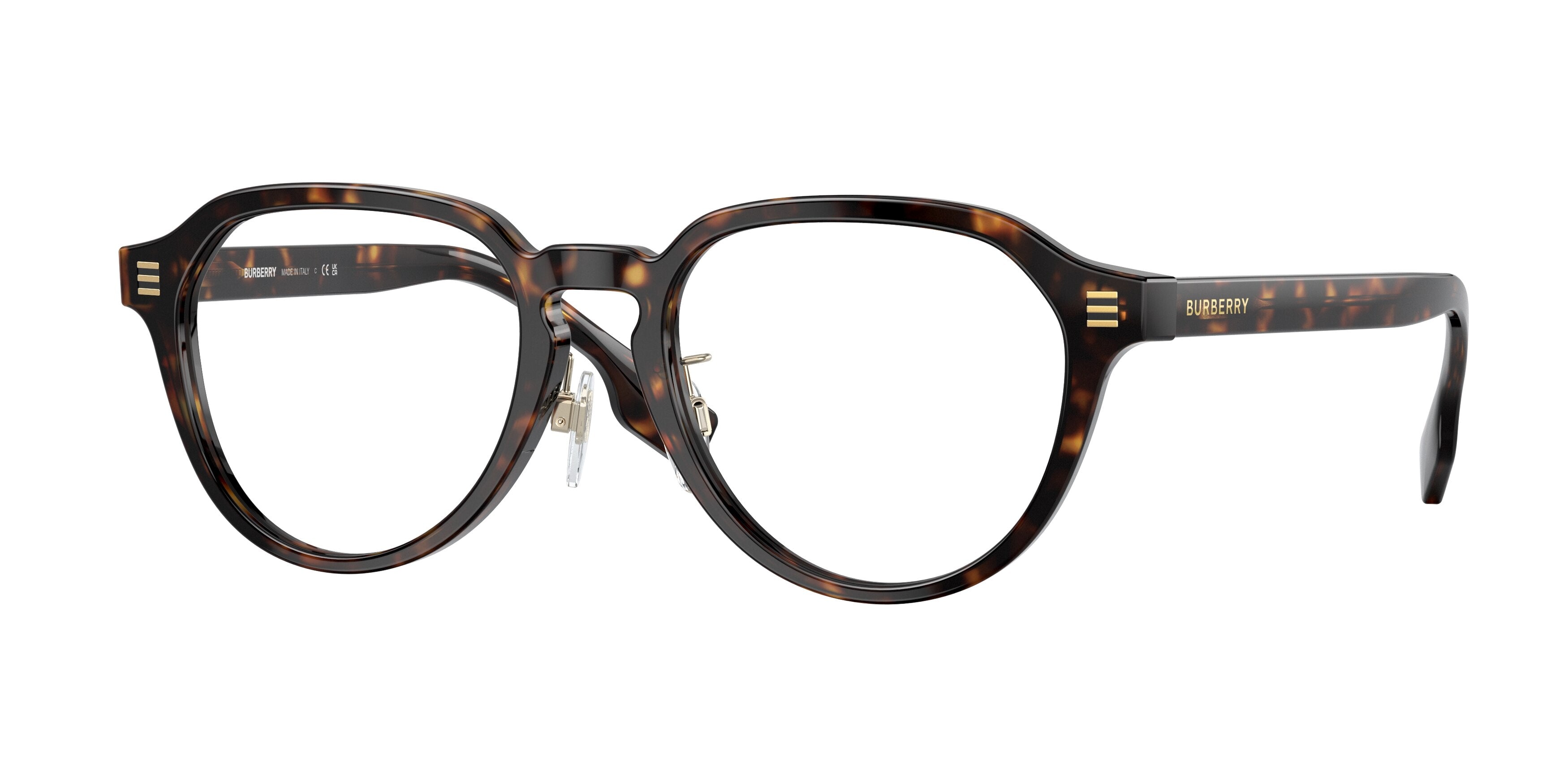Burberry ARCHIE BE2368F Phantos Eyeglasses 3002-Dark Havana 52-145-19 - Color Map Brown
