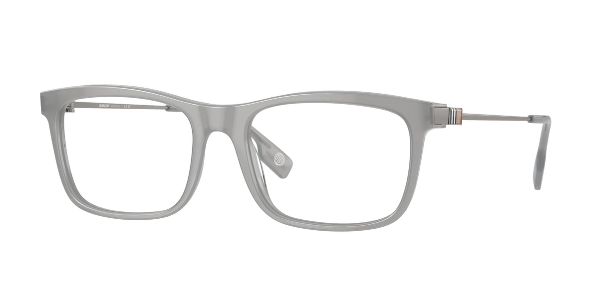Burberry BE2384 Rectangle Eyeglasses 4091-Grey 53-145-18 - Color Map Grey