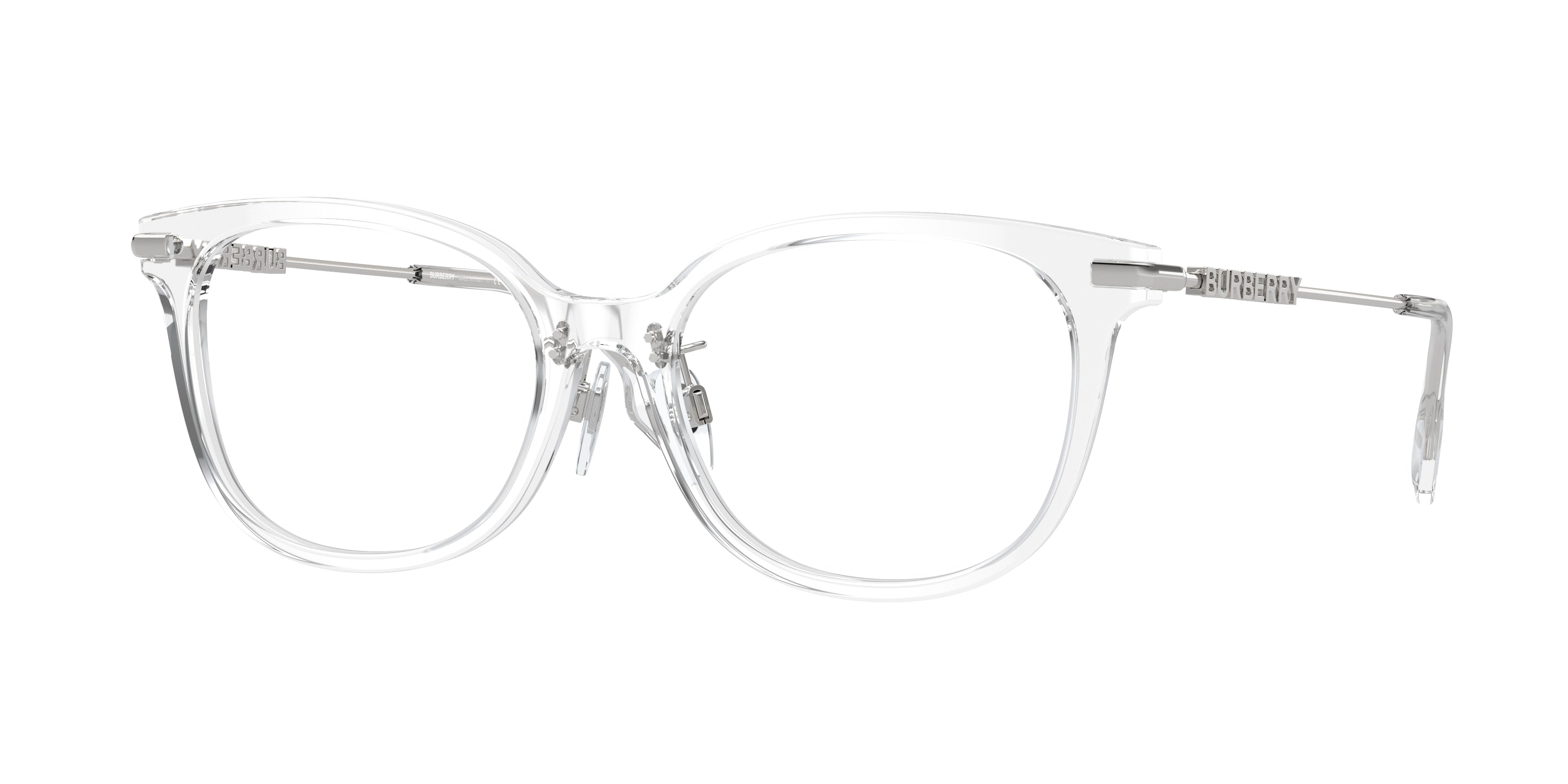 Burberry BE2391F Square Eyeglasses 3024-Trasparent 53-140-17 - Color Map Transparent