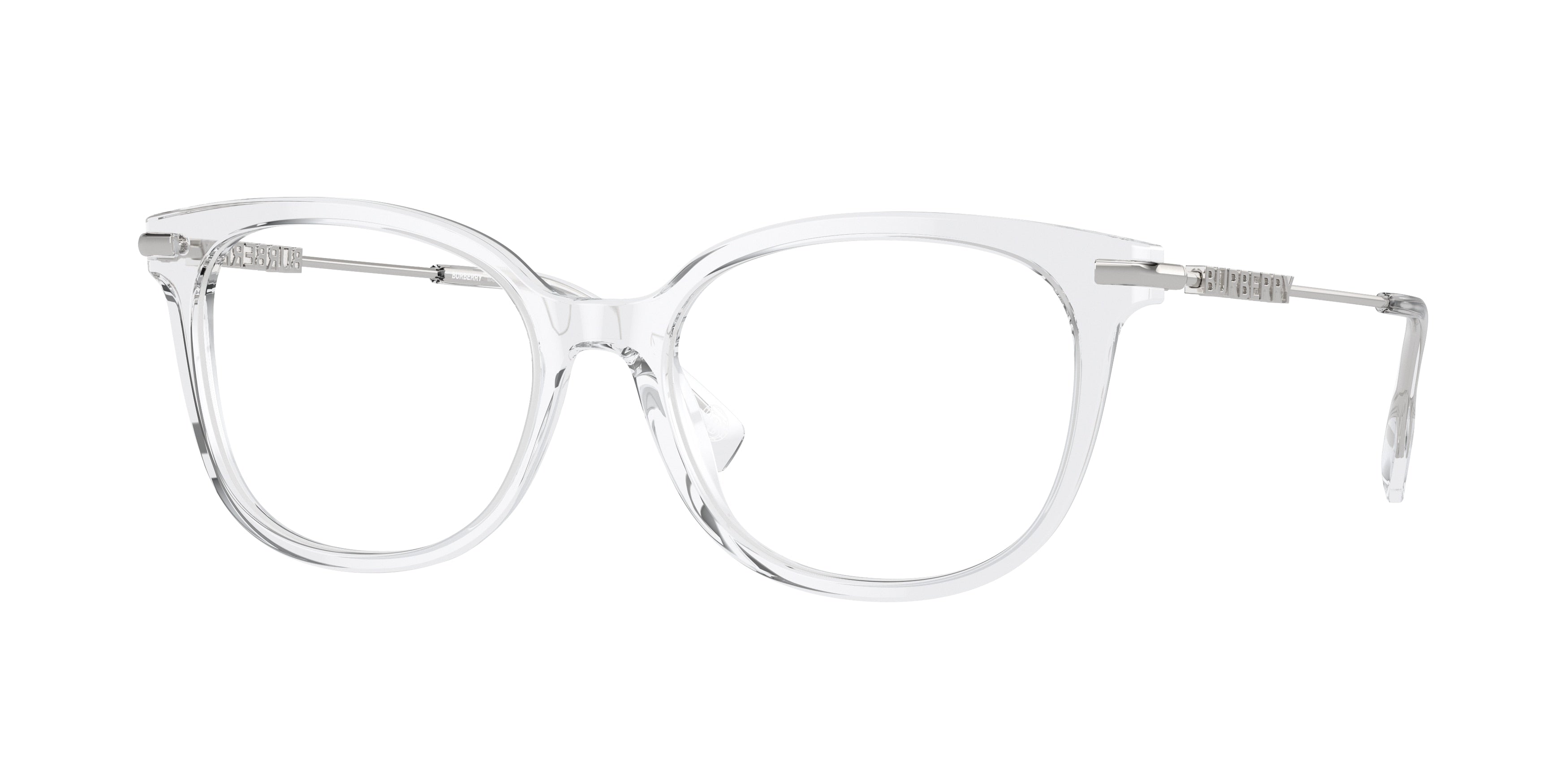 Burberry BE2391 Square Eyeglasses 3024-Trasparent 53-140-17 - Color Map Transparent