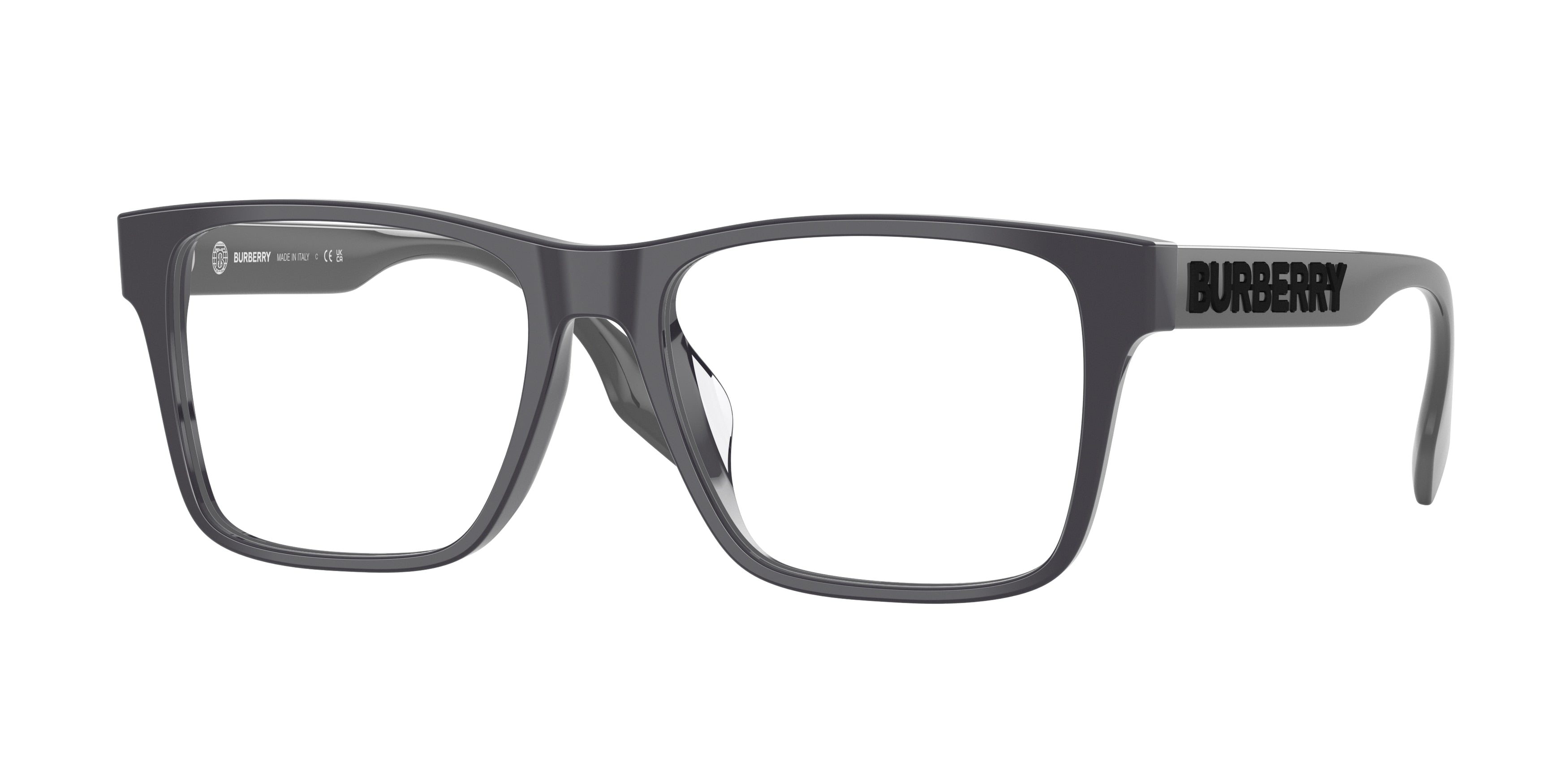 Burberry BE2393D Rectangle Eyeglasses 4185-Grey 55-145-17 - Color Map Grey