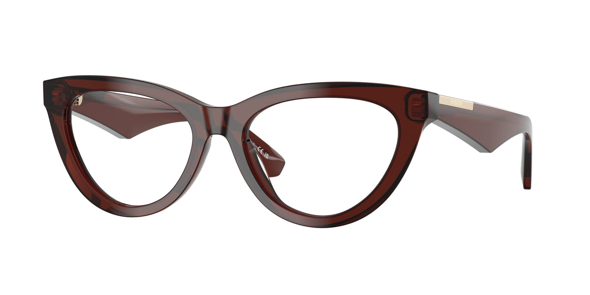 Burberry BE2418U Cat Eye Eyeglasses 4144-Brown 53-145-17 - Color Map Brown