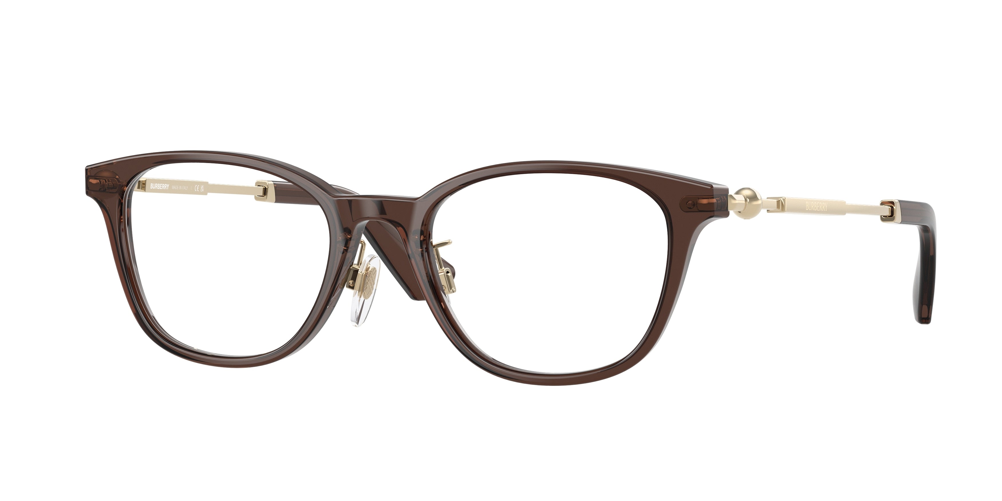 Burberry BE2423D Phantos Eyeglasses 4116-Brown 50-140-19 - Color Map Brown