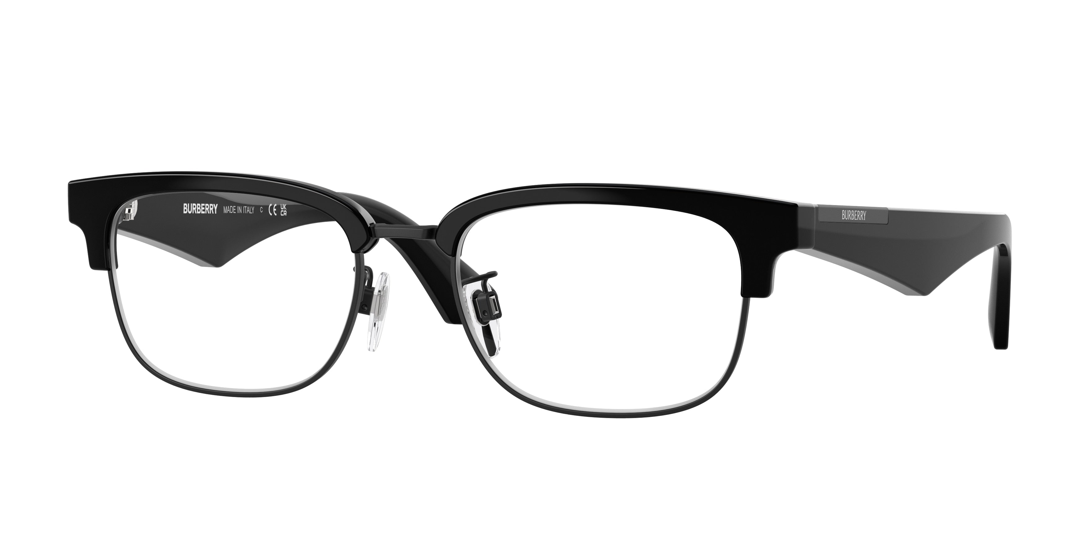 Burberry BE2424D Rectangle Eyeglasses  3001-Black 54-145-19 - Color Map Black
