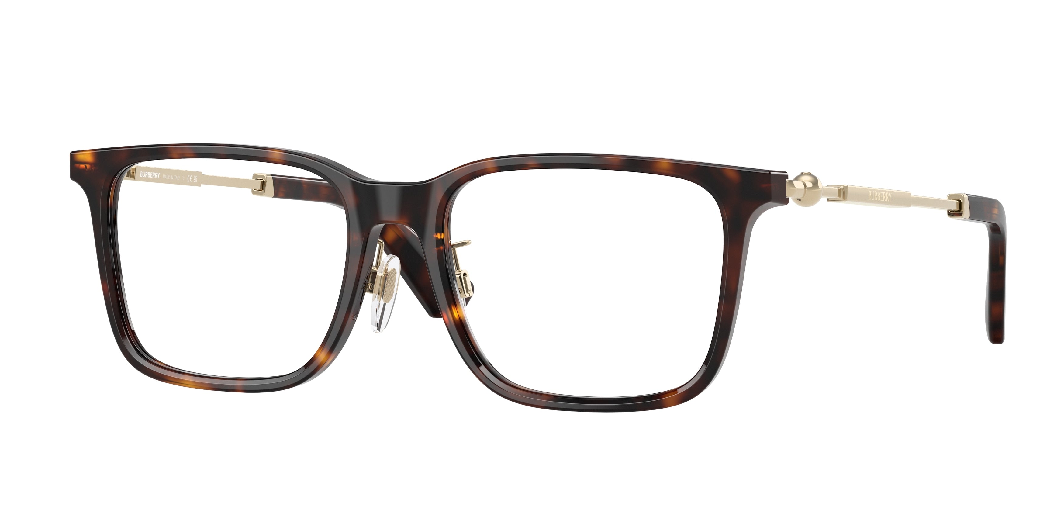 Burberry BE2426D Square Eyeglasses 3002-Dark Havana 54-145-18 - Color Map Brown