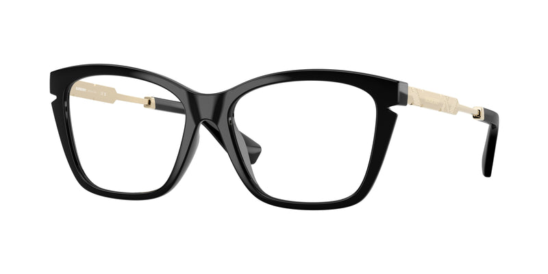 Burberry BE2427U Cat Eye Eyeglasses 3001-Black 54-140-16 - Color Map Black
