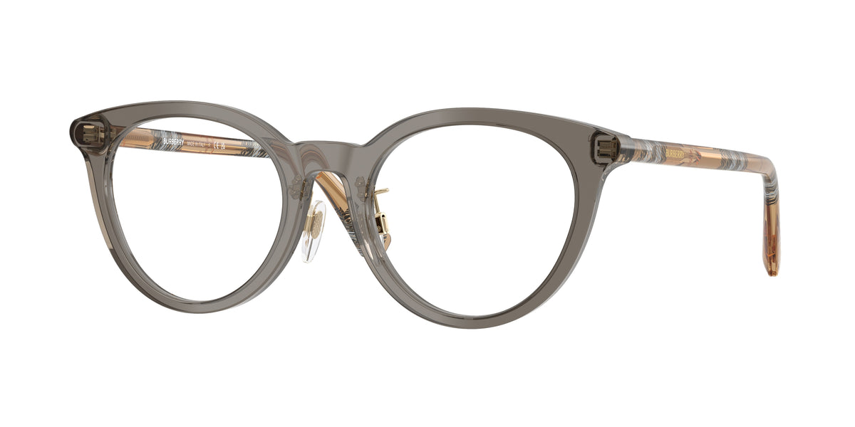 Burberry BE2429F Round Eyeglasses 4177-Grey 50-140-20 - Color Map Grey
