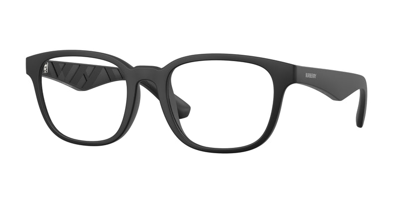 Burberry BE2433U Square Eyeglasses 3464-Matte Black 54-145-20 - Color Map Black