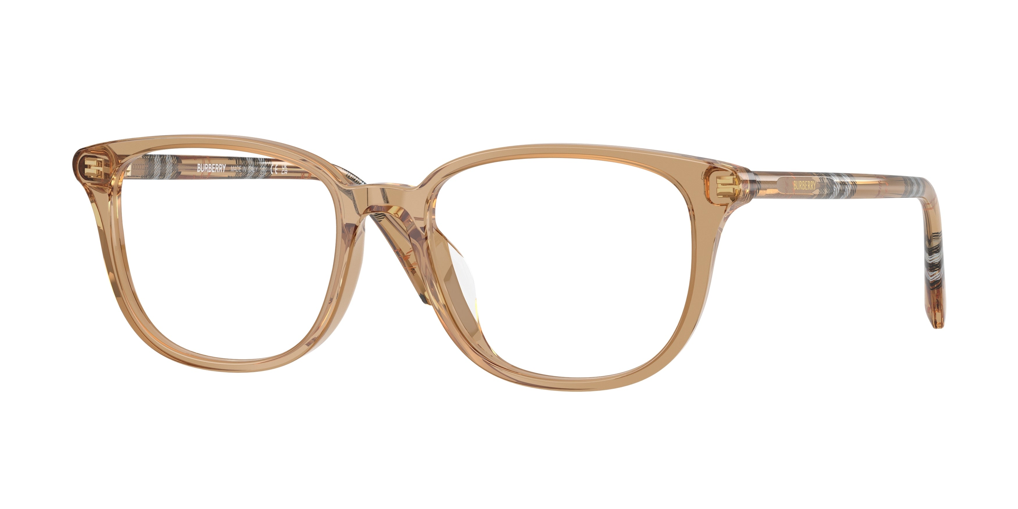 Burberry BE2434D Square Eyeglasses 4164-Beige 53-145-18 - Color Map Beige
