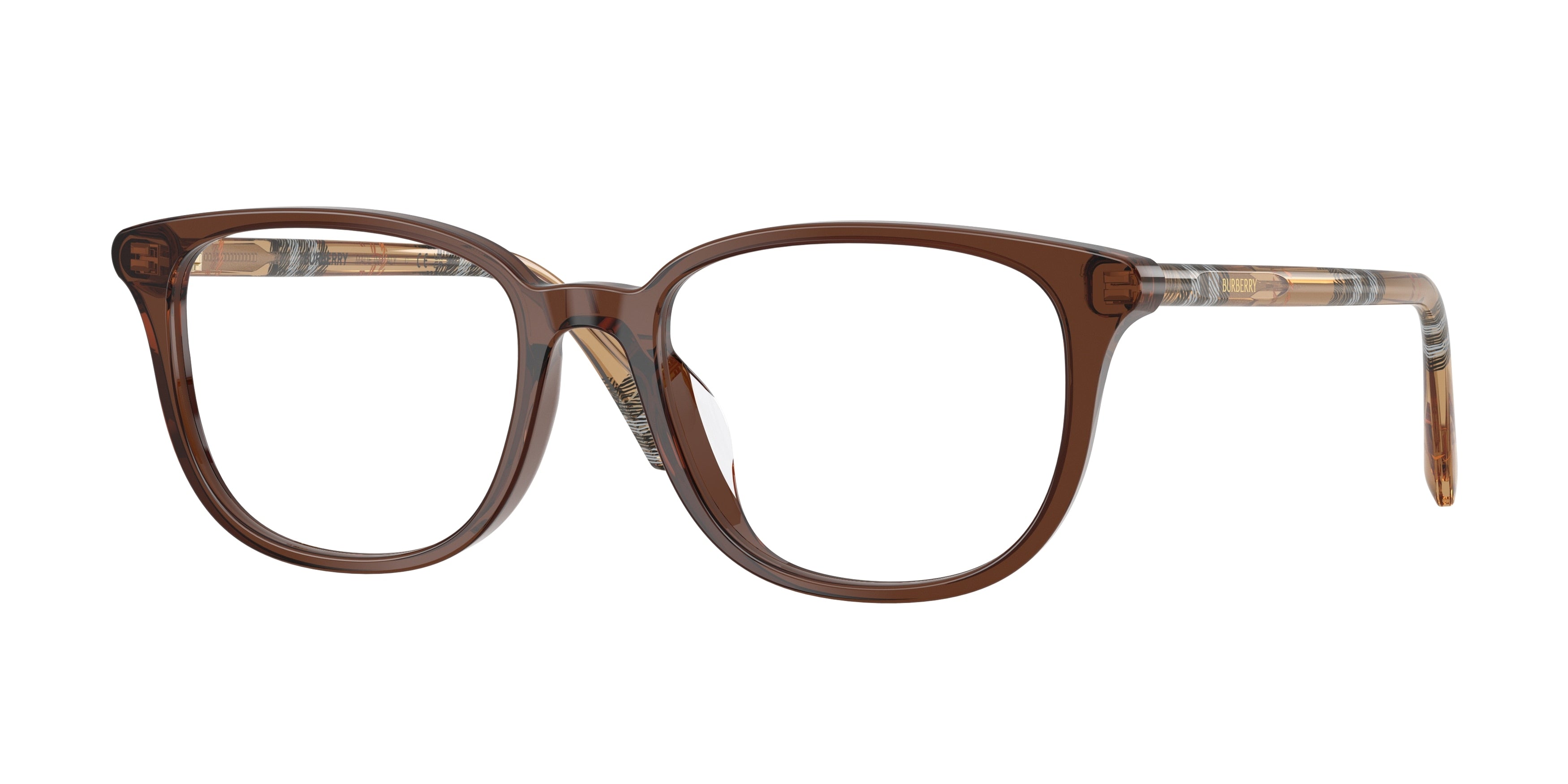 Burberry BE2434D Square Eyeglasses 4243-Brown 53-145-18 - Color Map Brown