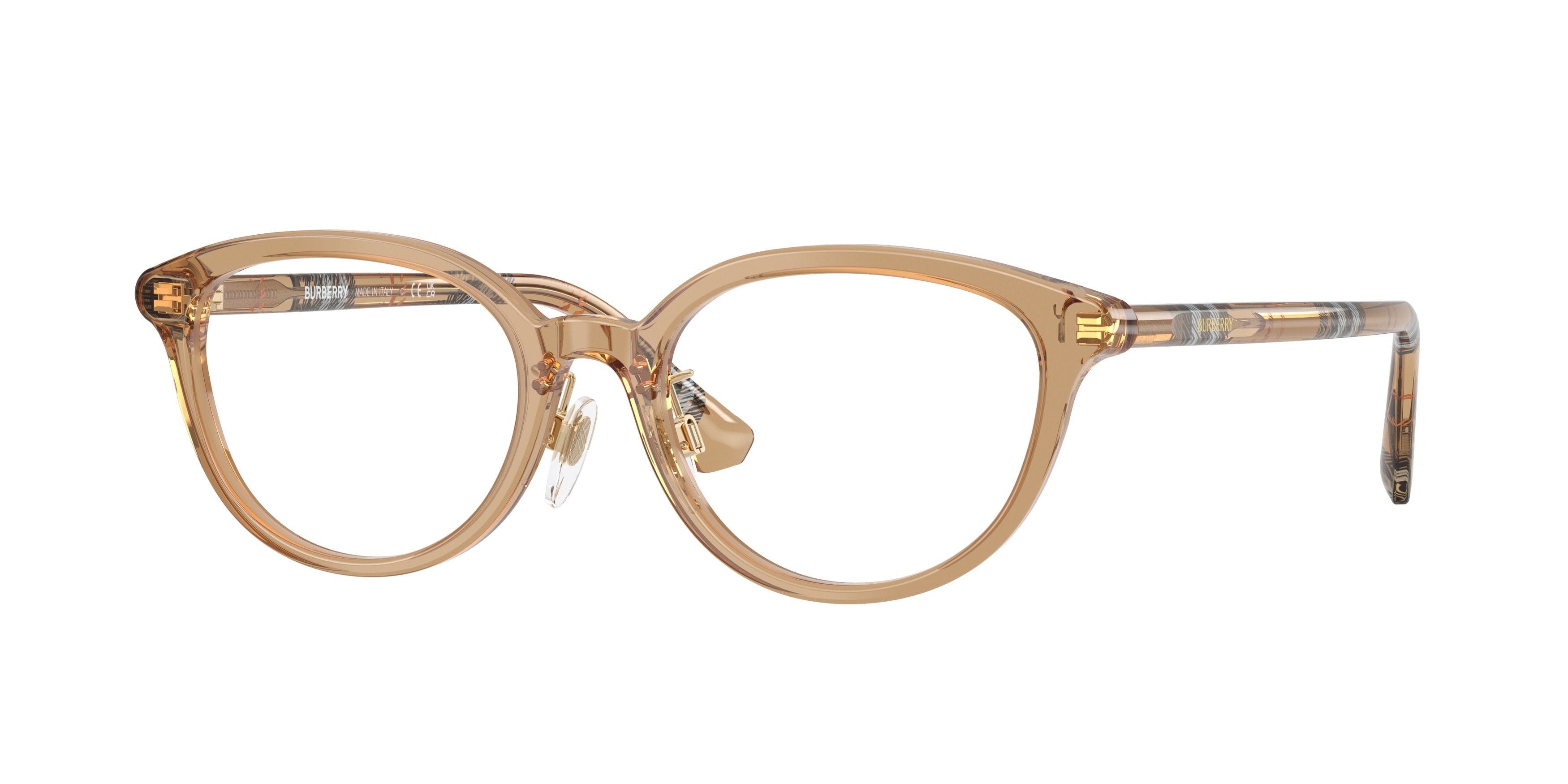 Burberry BE2435D Phantos Eyeglasses 4164-Beige 50-145-18 - Color Map Beige