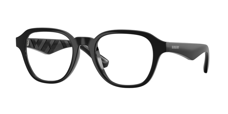 Burberry BE2444U Phantos Eyeglasses 3001-Black 51-145-20 - Color Map Black