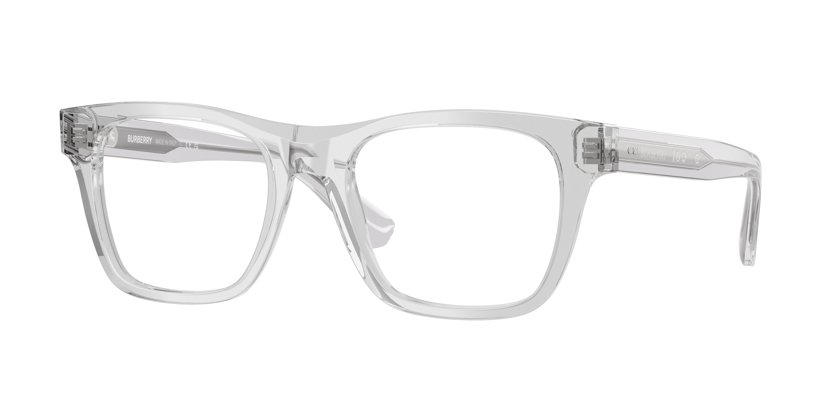 Burberry BE2445F Square Eyeglasses  4210-Grey 52-145-19 - Color Map Grey