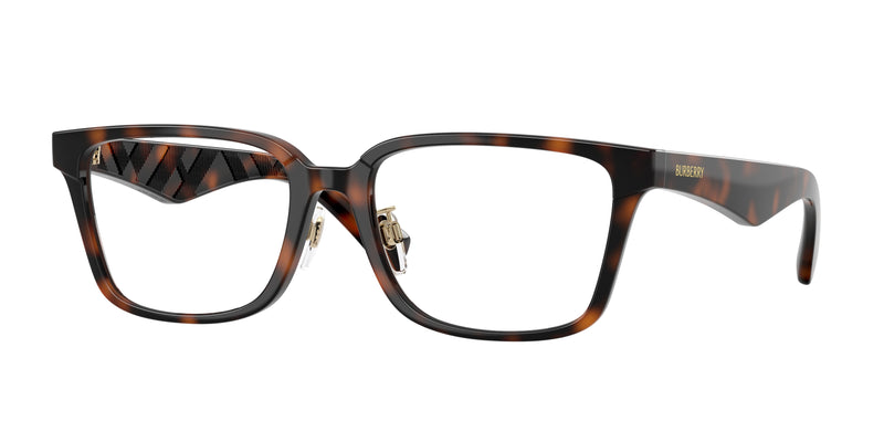 Burberry BE2450D Square Eyeglasses 3002-Dark Havana 56-145-18 - Color Map Brown