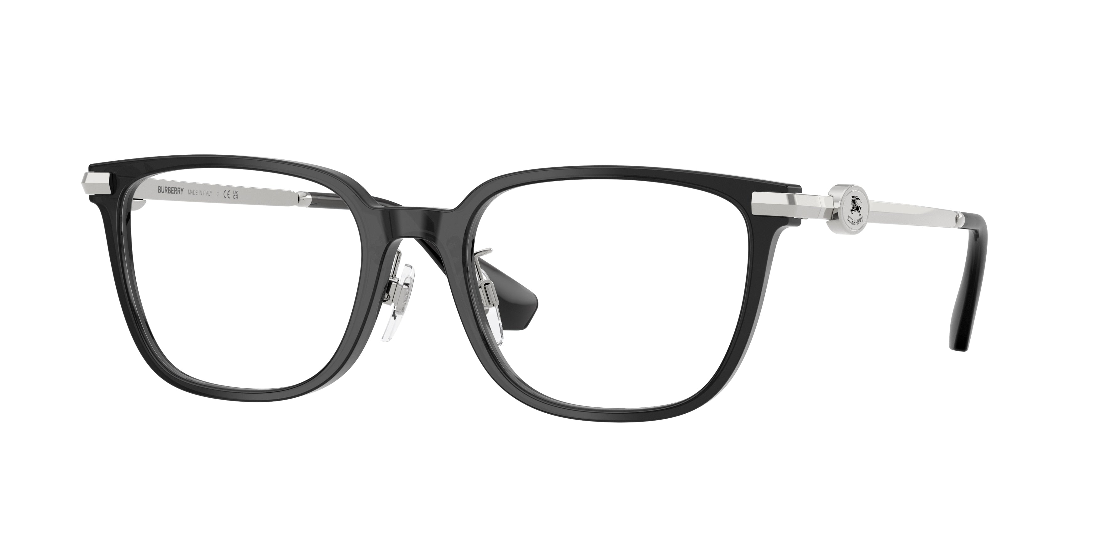 Burberry BE2459D Square Eyeglasses 4112-Grey 53-145-19 - Color Map Grey