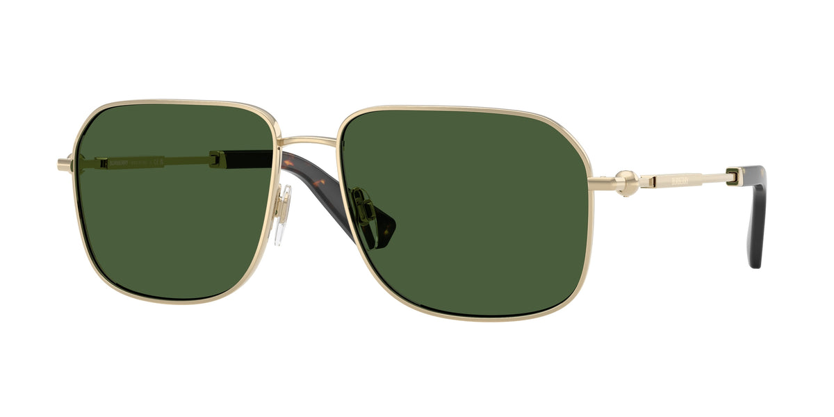 Burberry BE3159 Square Sunglasses 110971-Light Gold 59-145-16 - Color Map Gold