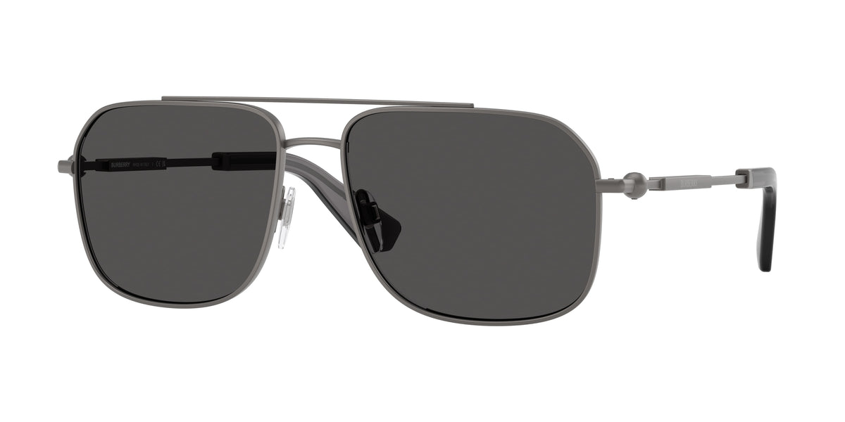 Burberry BE3159 Square Sunglasses 131687-Grey 59-145-16 - Color Map Grey