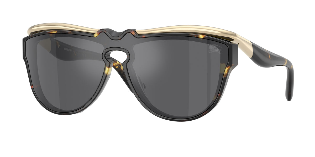 Burberry BE3162U Pilot Sunglasses 13546G-Yellow Havana 0-145-139 - Color Map Tortoise