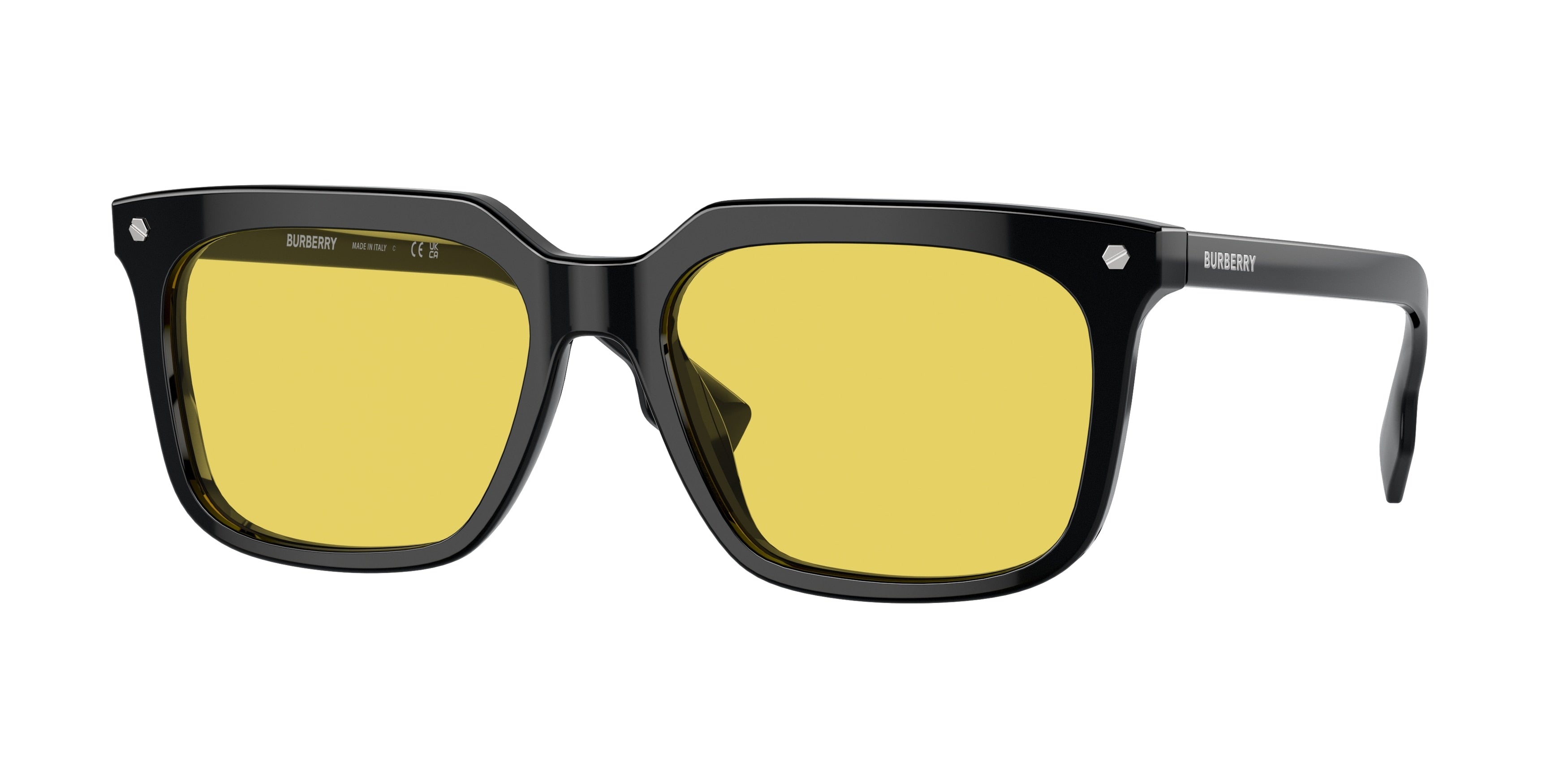Burberry CARNABY BE4337F Square Sunglasses 300185-Black 56-145-17 - Color Map Black